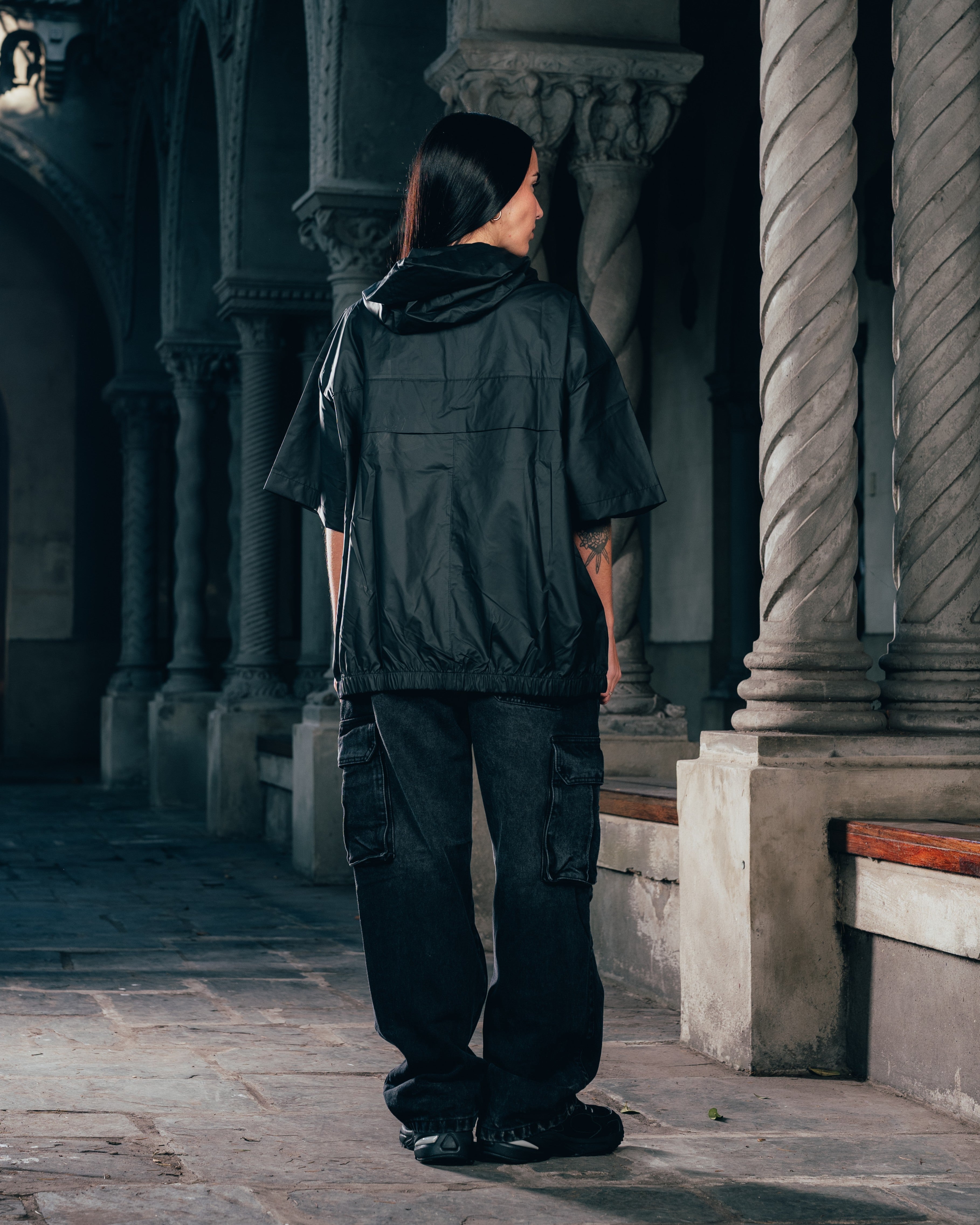 ANORAK MANGA CORTA [ WARRIOR ] BLACK