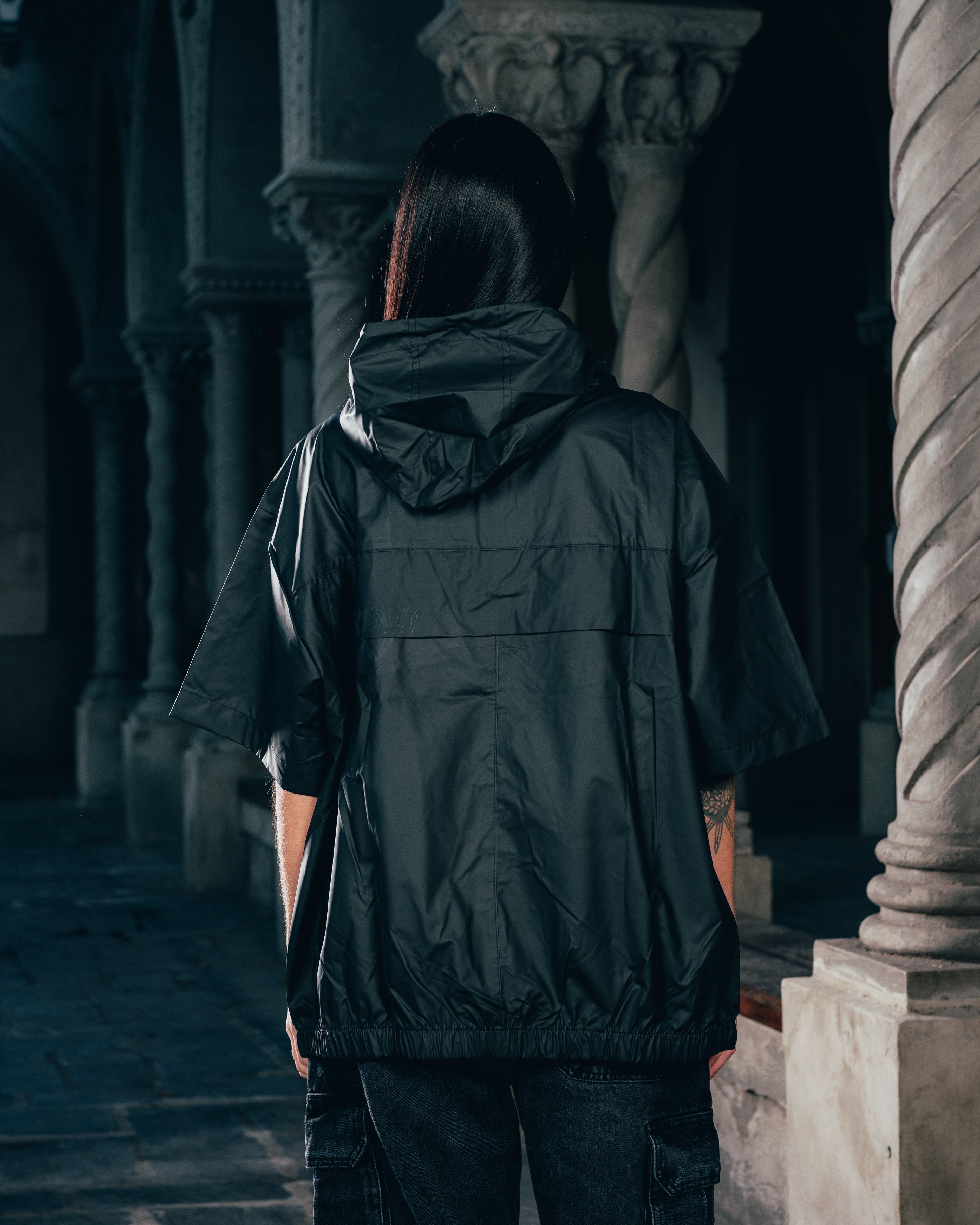 ANORAK MANGA CORTA [ WARRIOR ] BLACK