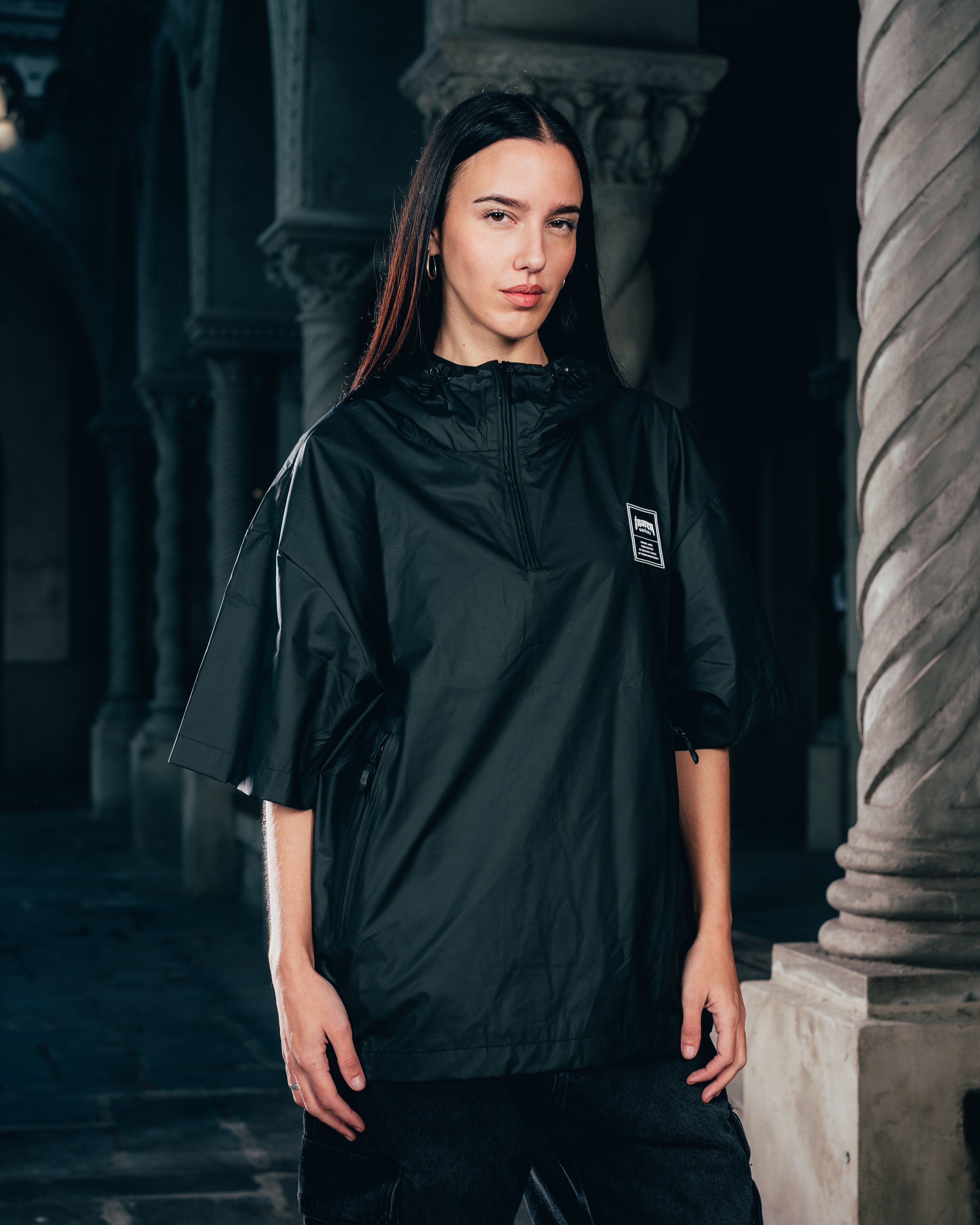 ANORAK MANGA CORTA [ WARRIOR ] BLACK