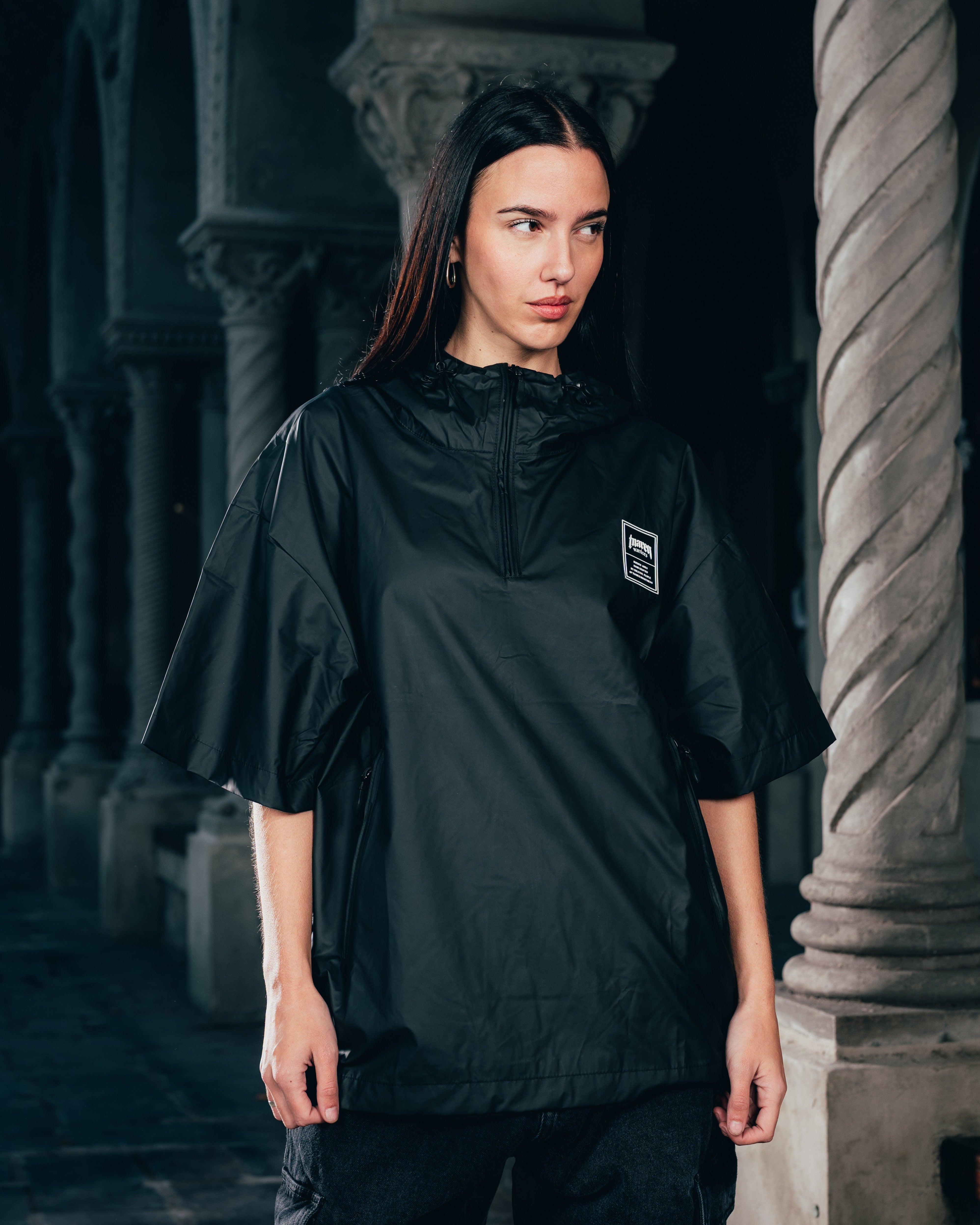 ANORAK MANGA CORTA [ WARRIOR ] BLACK