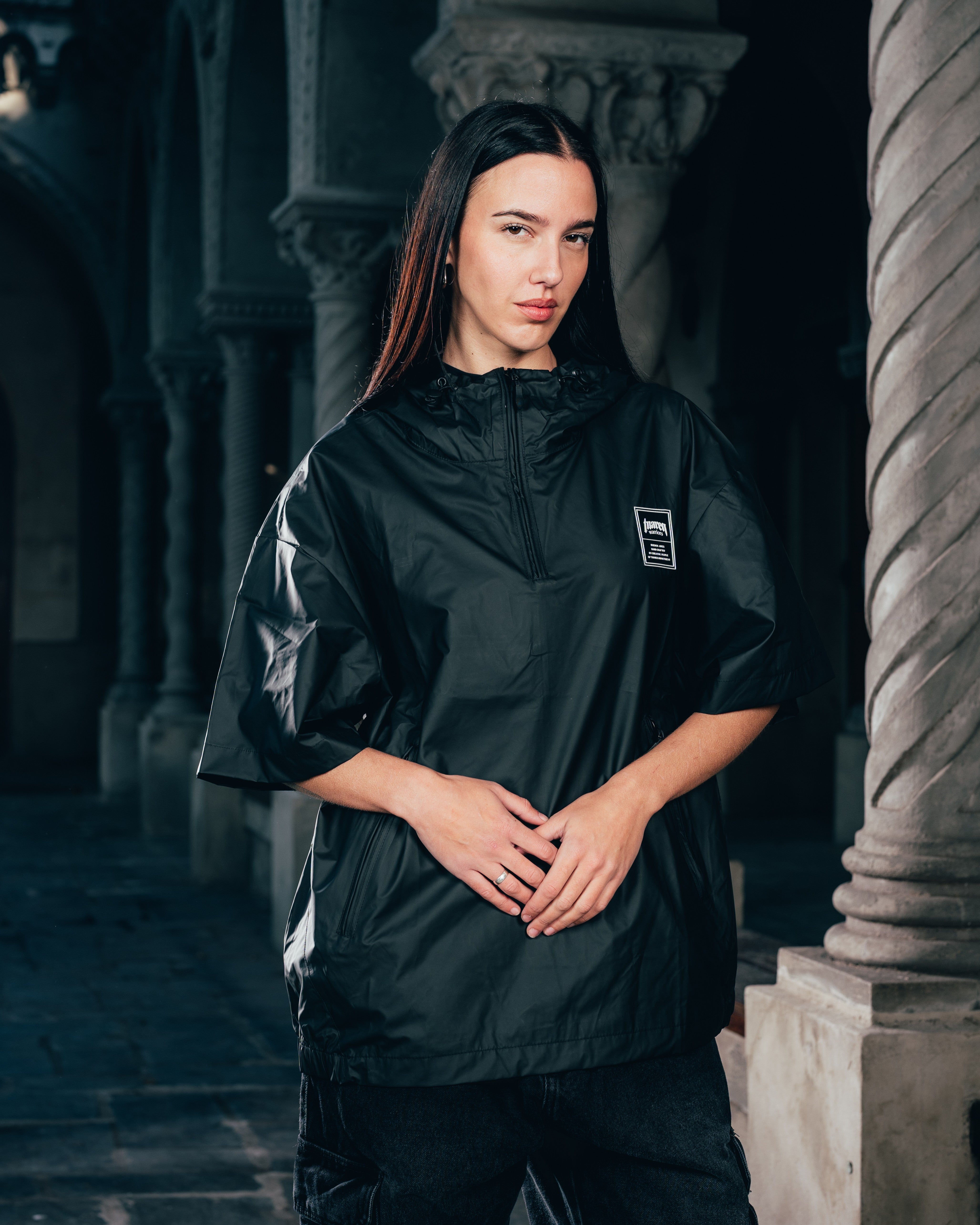 ANORAK MANGA CORTA [ WARRIOR ] BLACK