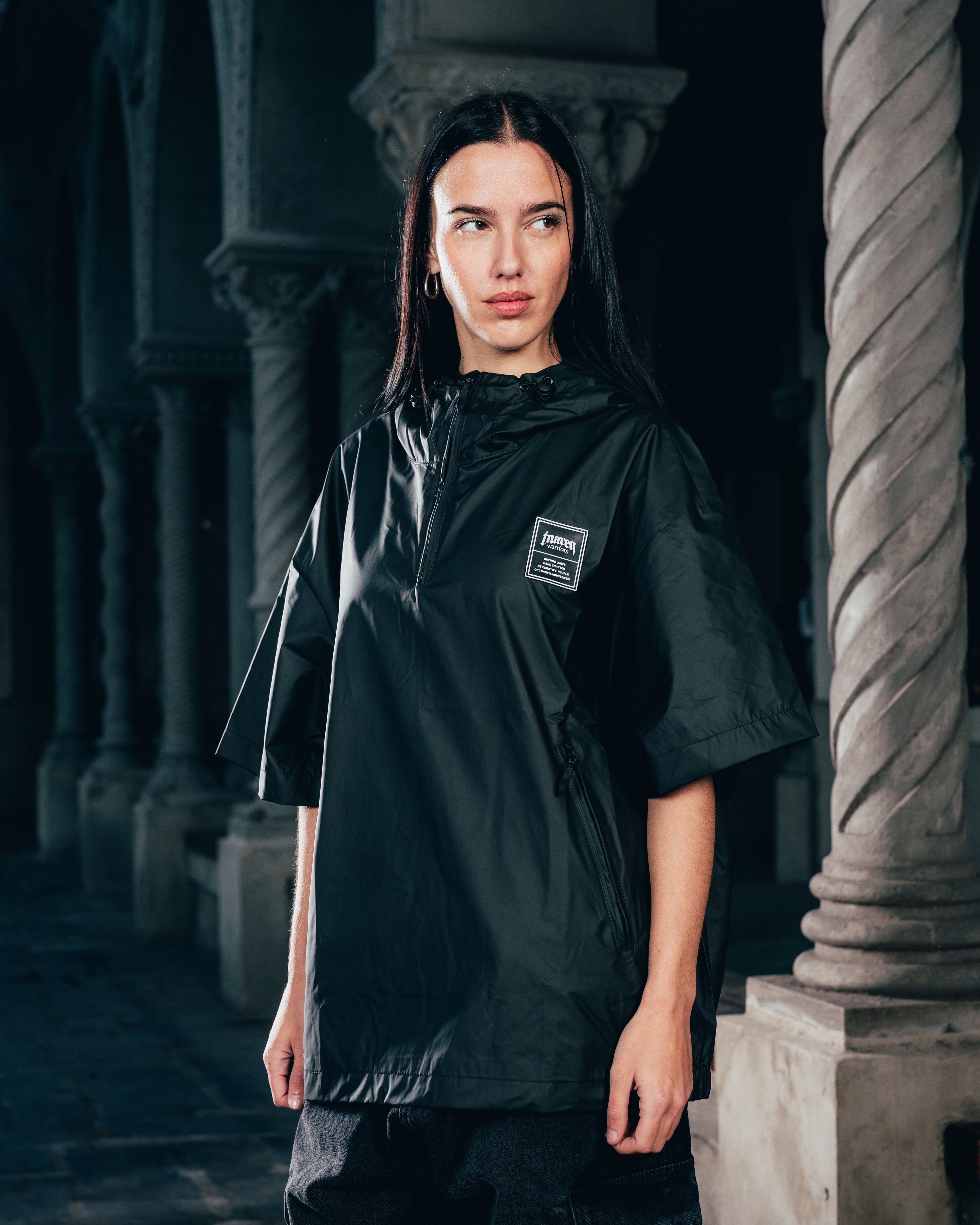 ANORAK MANGA CORTA [ WARRIOR ] BLACK