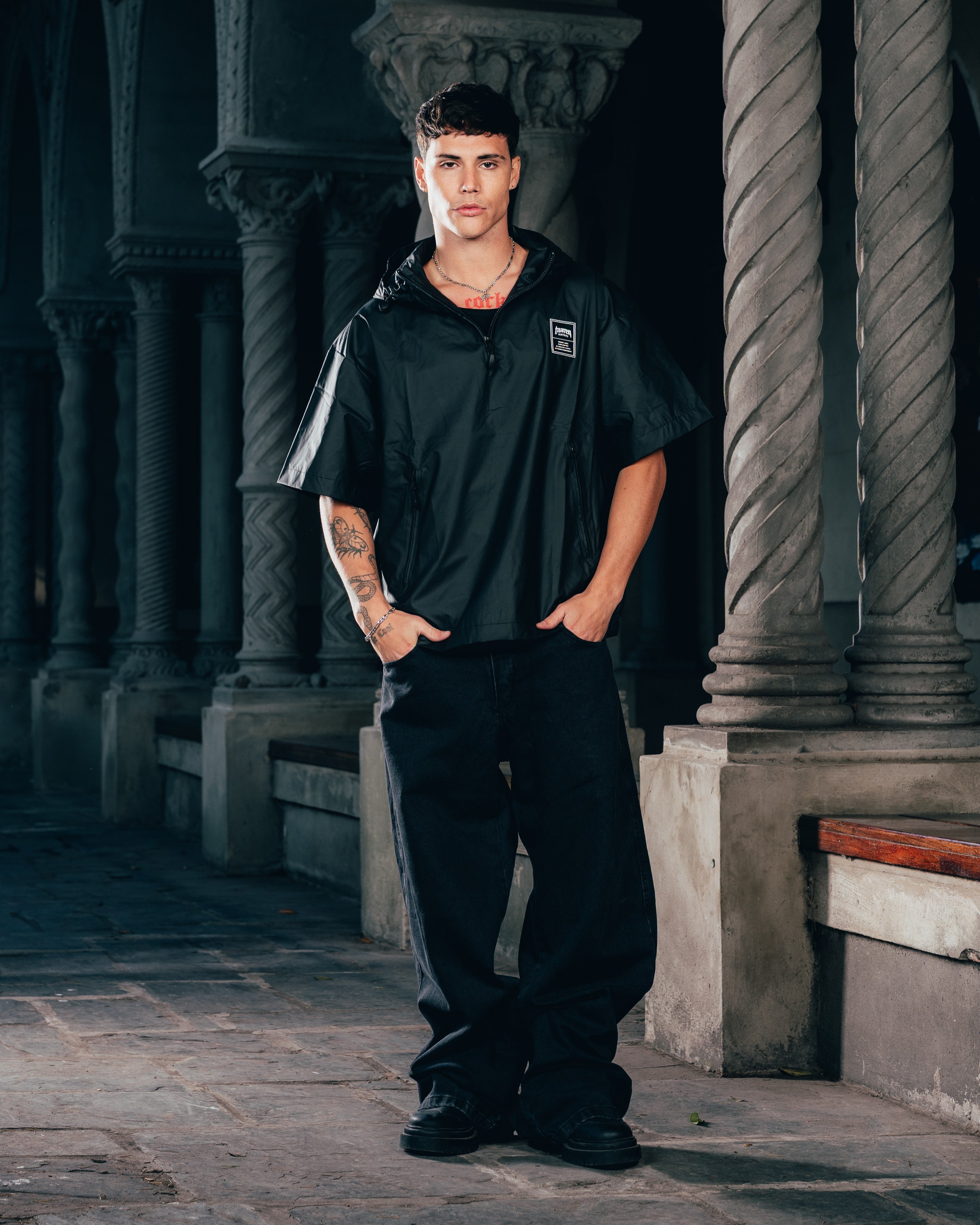 ANORAK MANGA CORTA [ WARRIOR ] BLACK