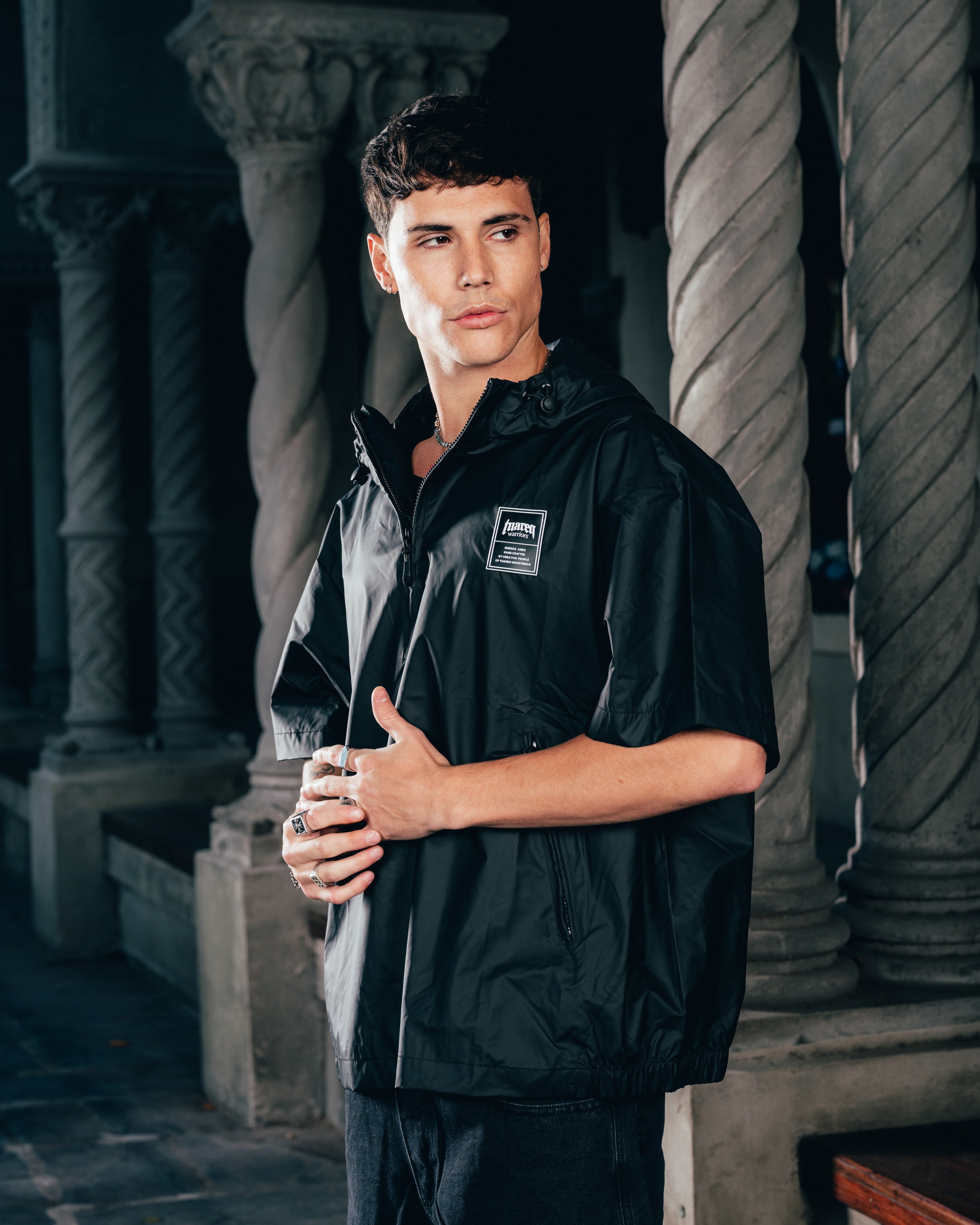 ANORAK MANGA CORTA [ WARRIOR ] BLACK