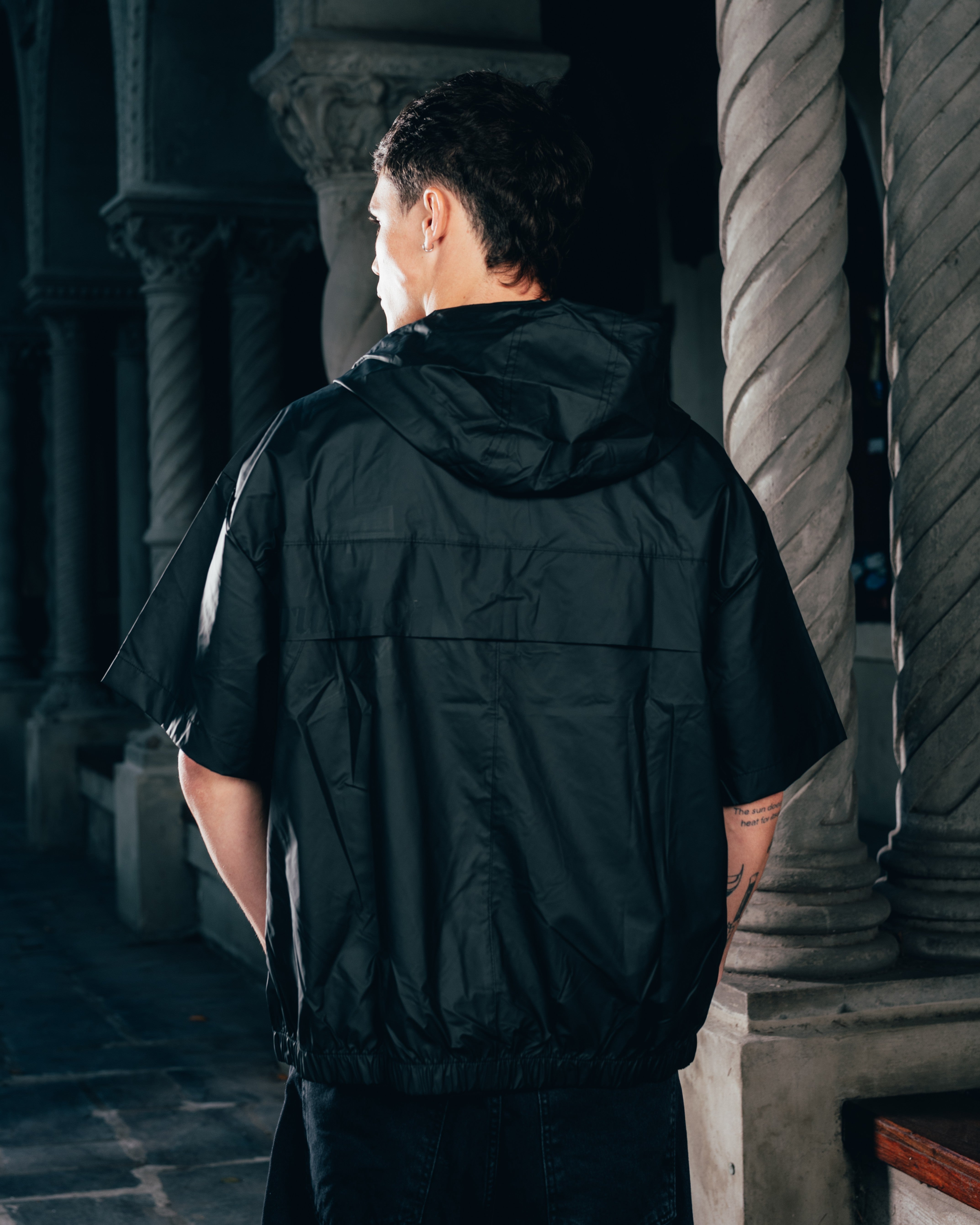 ANORAK MANGA CORTA [ WARRIOR ] BLACK