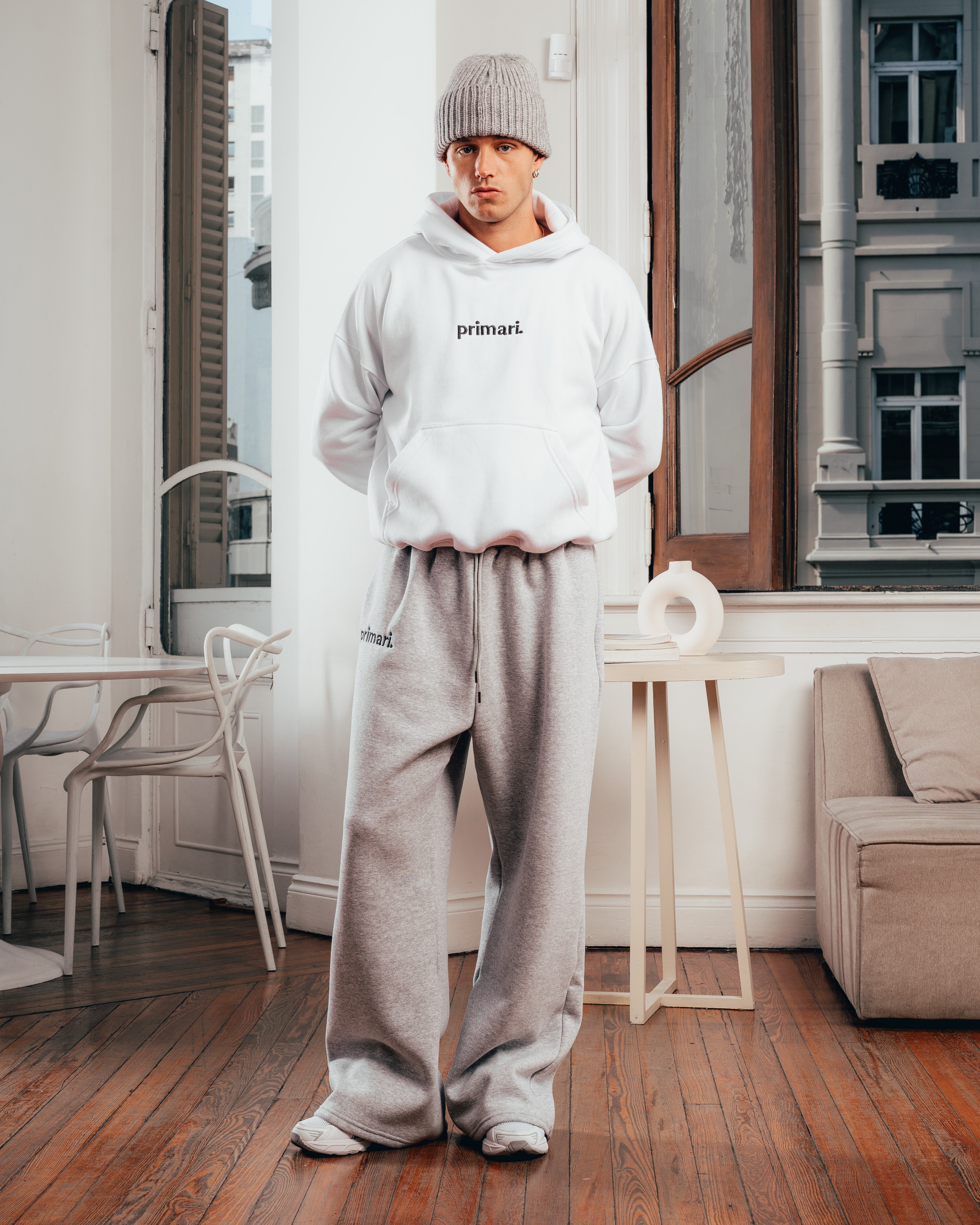 HOODIE EXTRAHEAVY [ PRIMARI ] WHITE