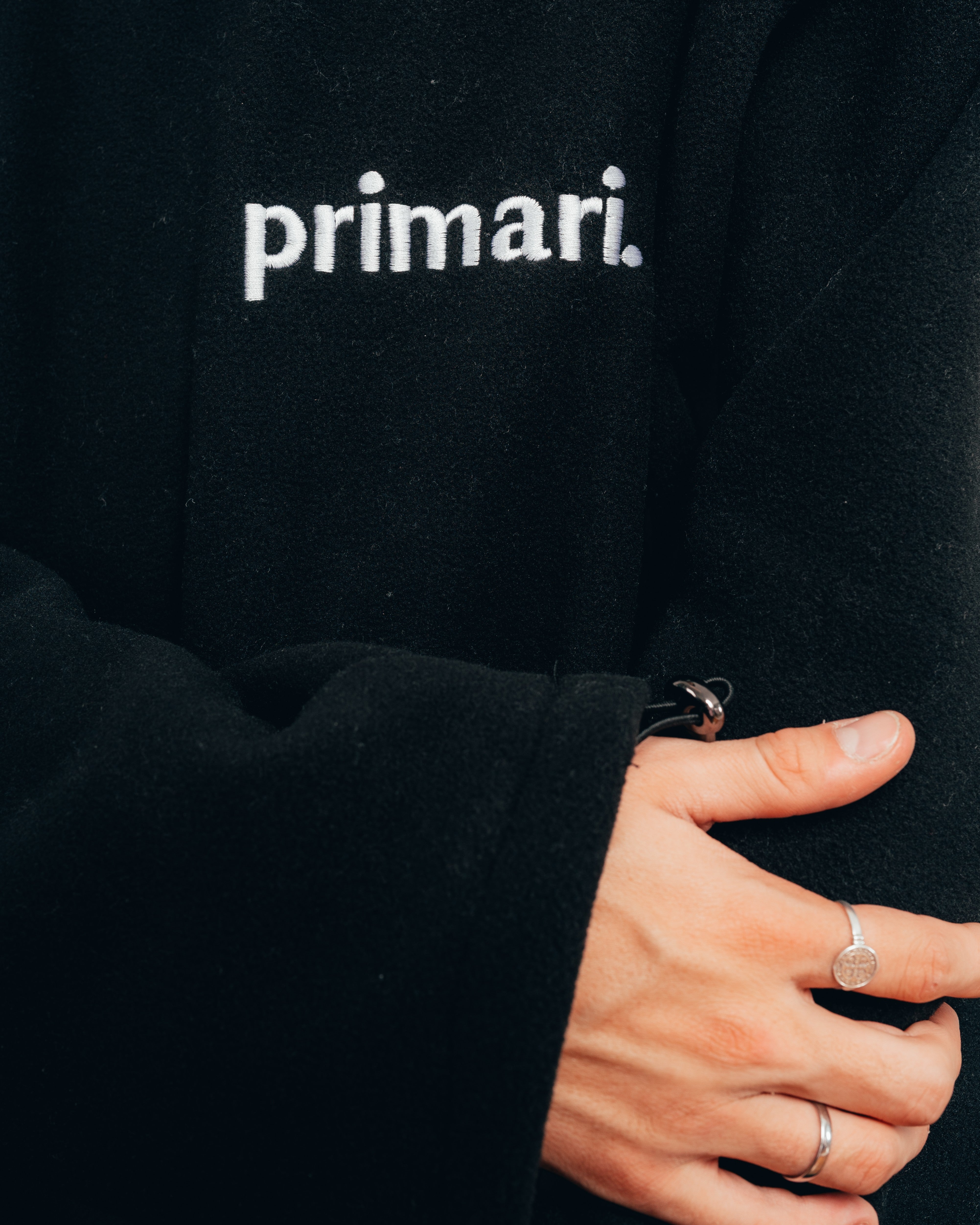 CREWNECK POLAR GRUESO [ PRIMARI ] BLACK