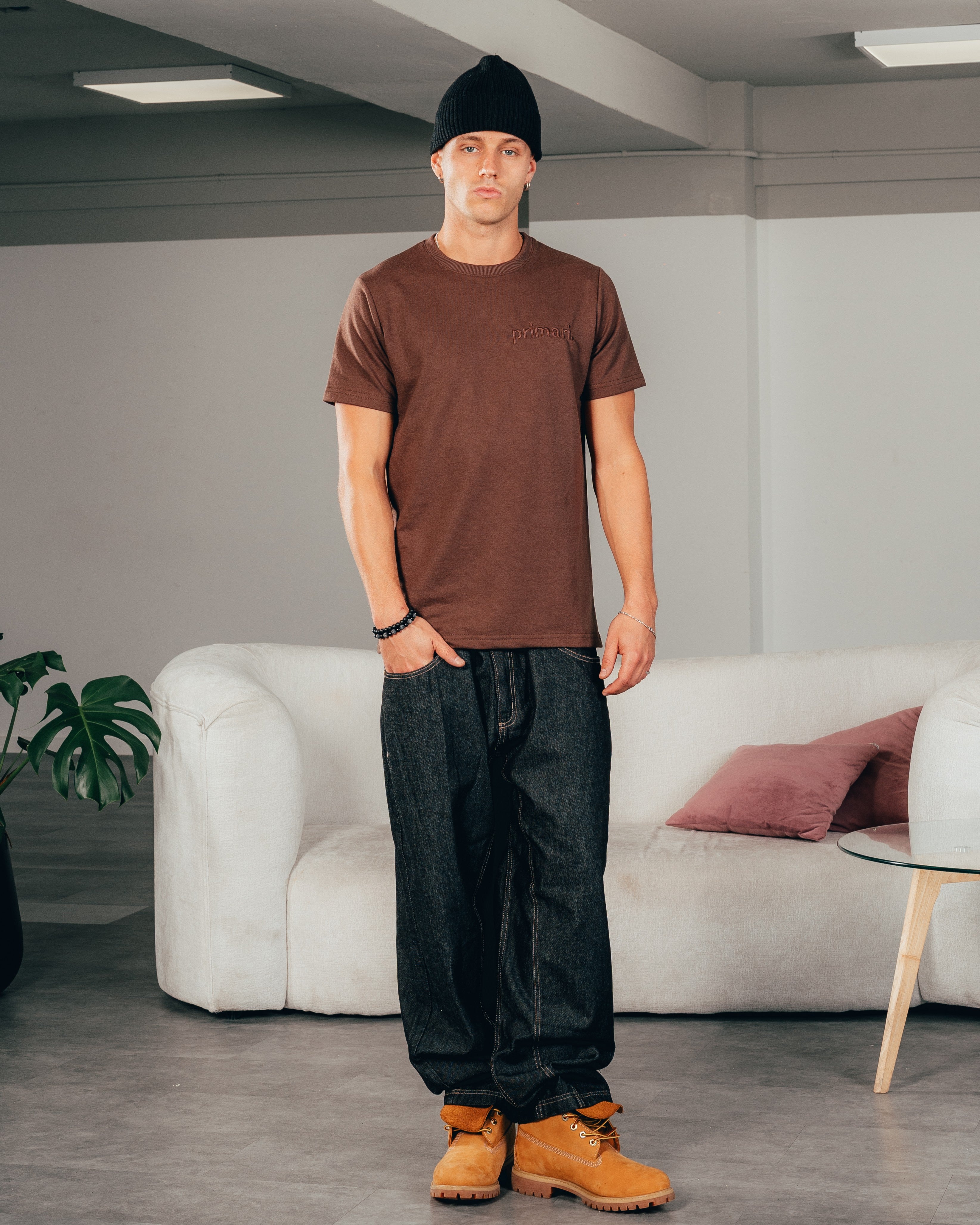 REMERA REGULAR FIT [ PRIMARI ] BROWN