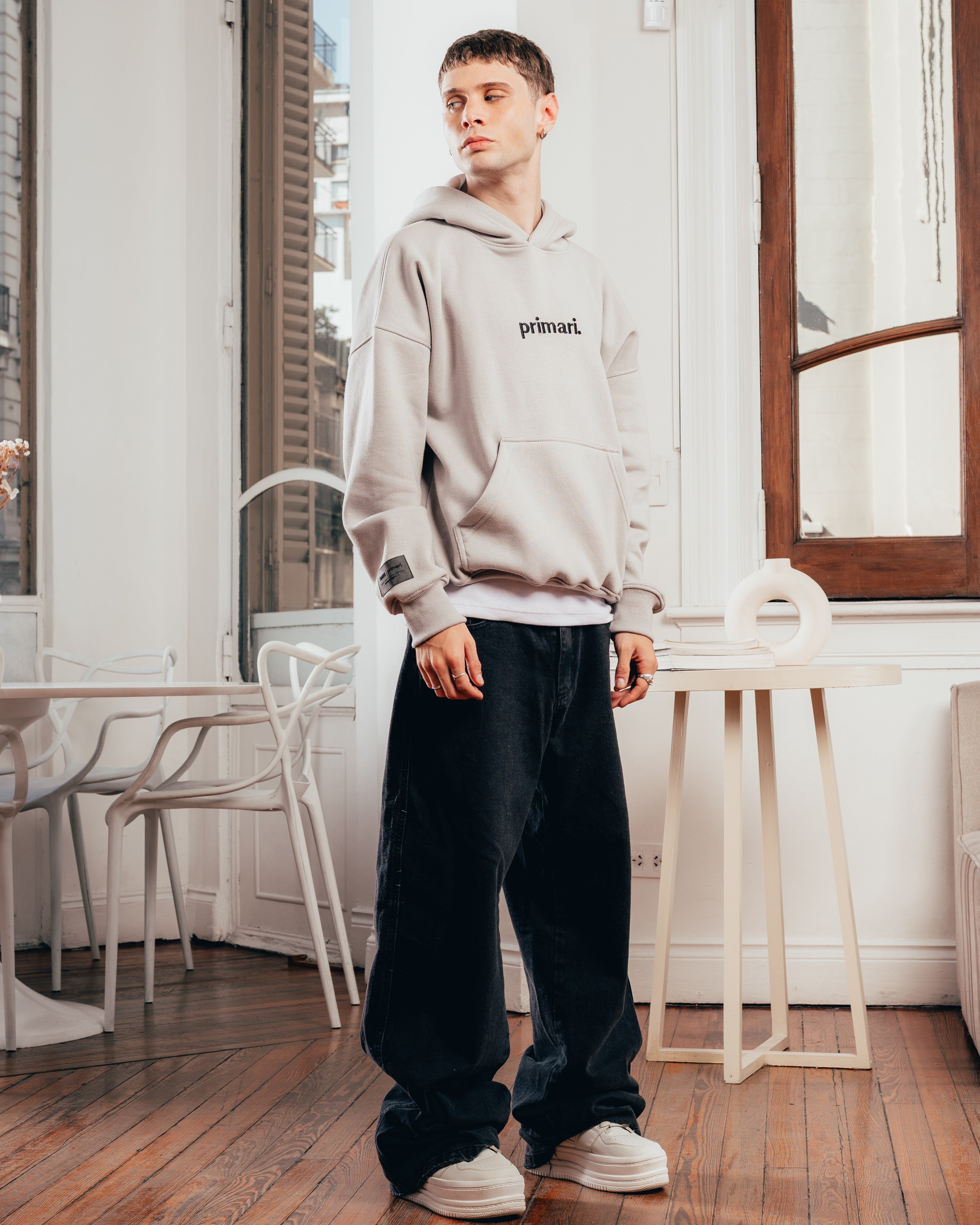 HOODIE EXTRAHEAVY [ PRIMARI ] STEEL