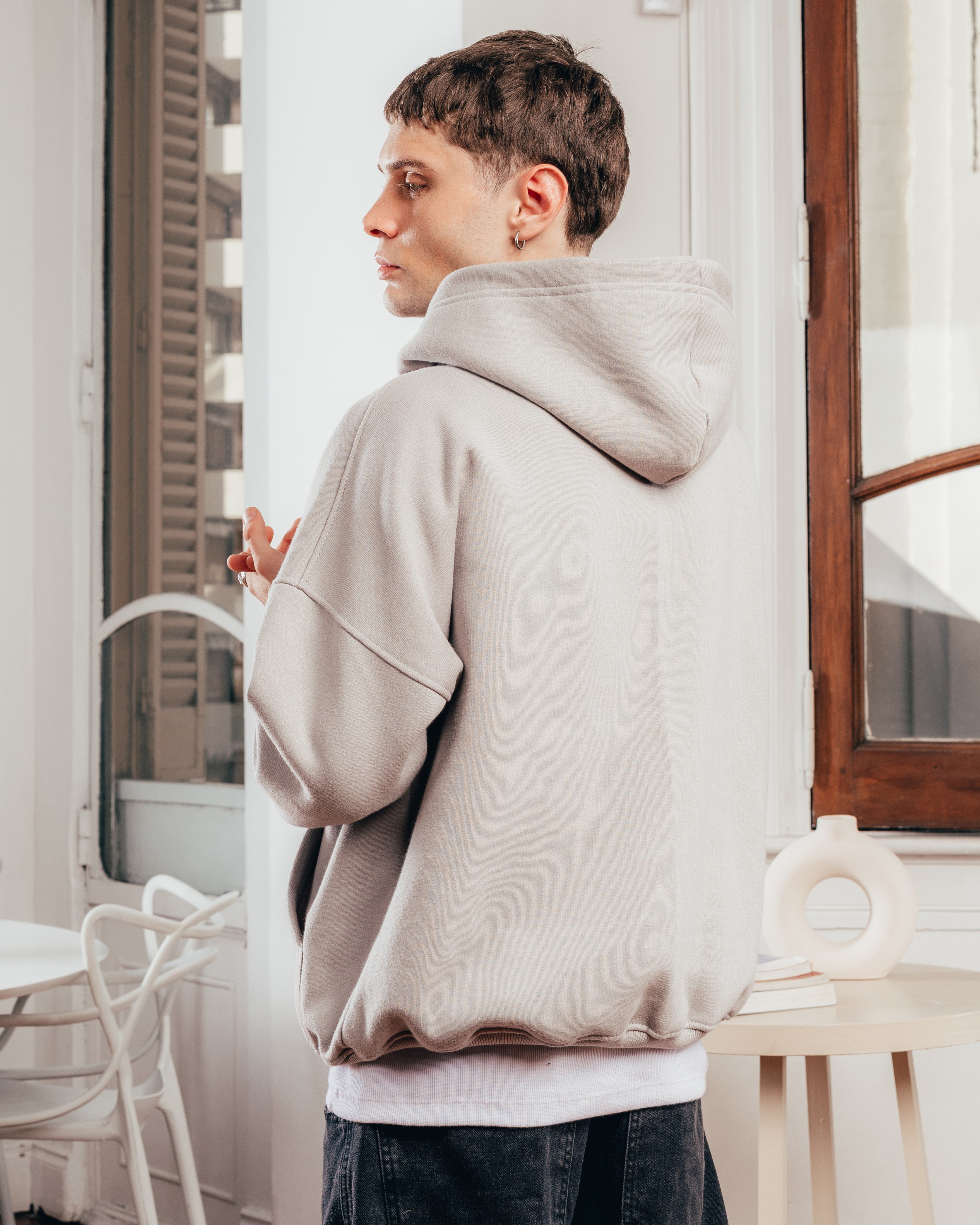 HOODIE EXTRAHEAVY [ PRIMARI ] STEEL