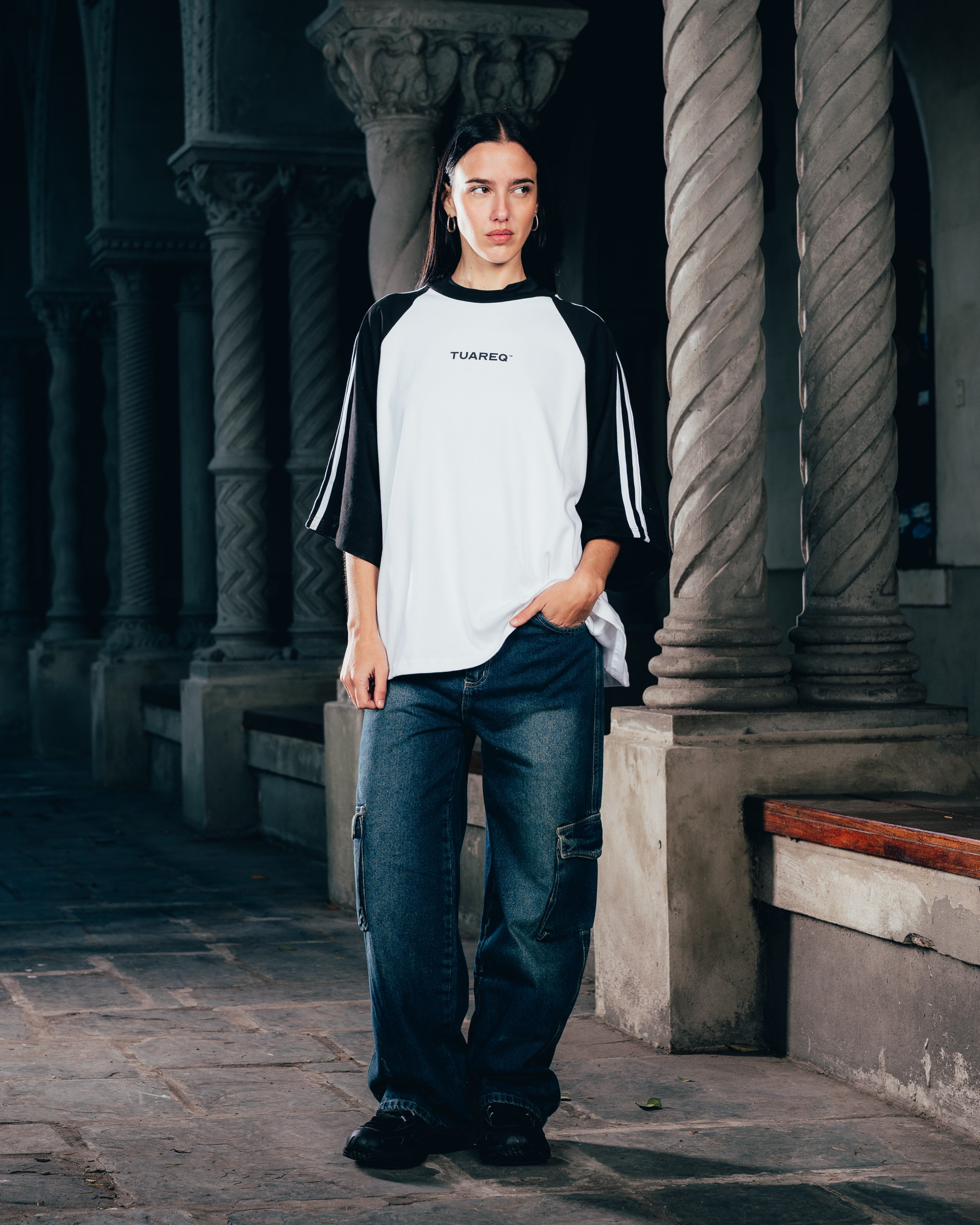REMERA OVERSIZED [ WARRIOR ] RANGLAN