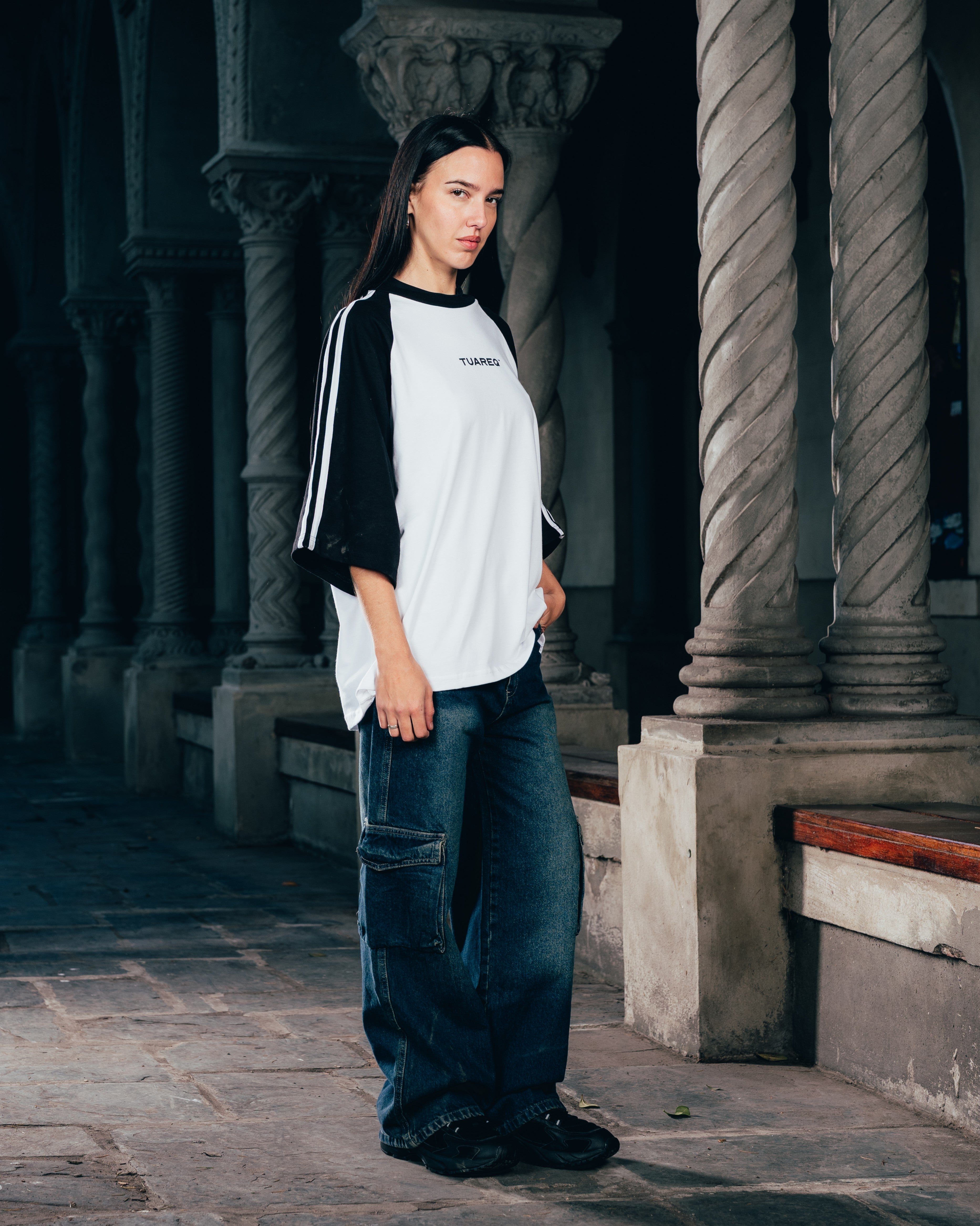 REMERA OVERSIZED [ WARRIOR ] RANGLAN