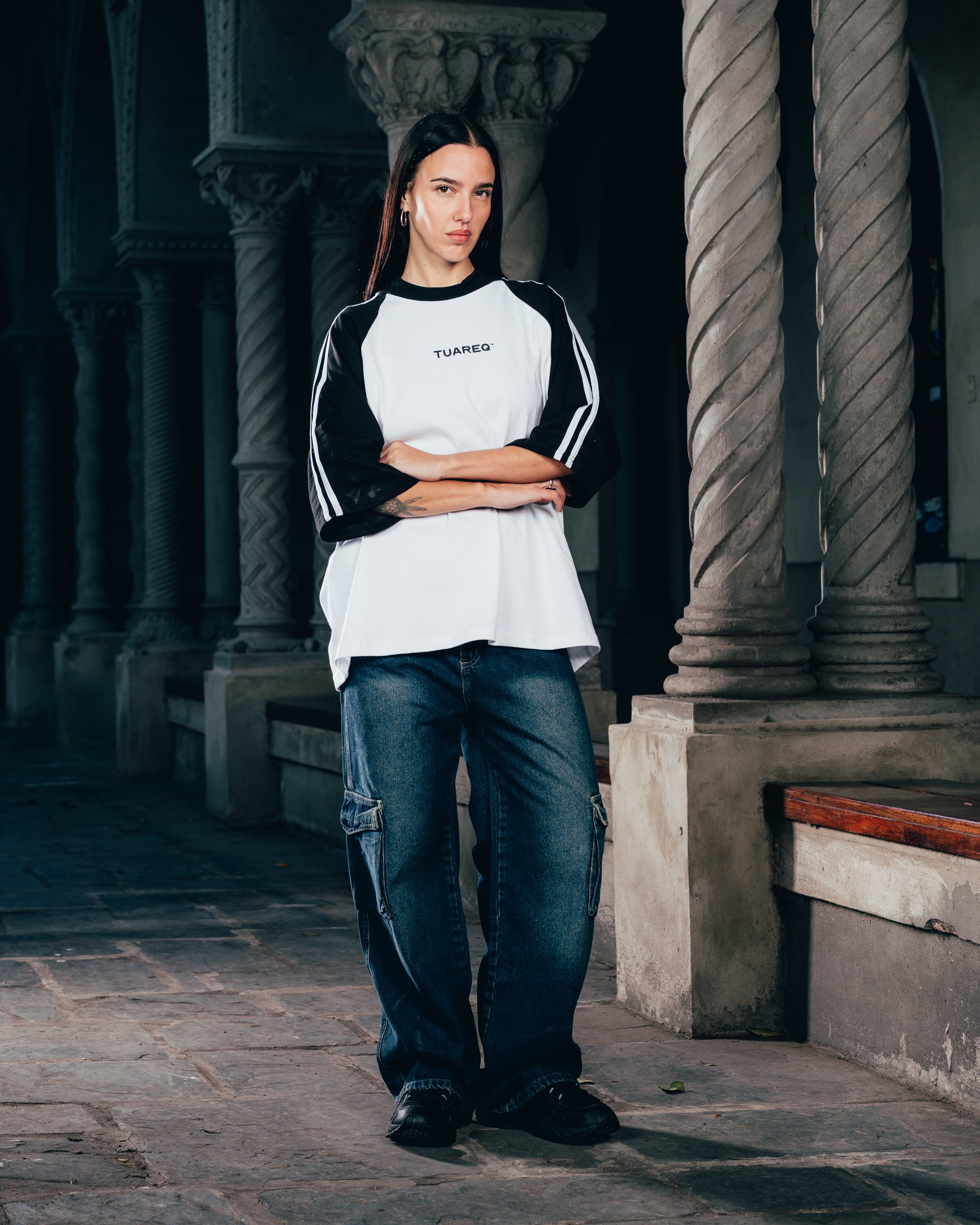 REMERA OVERSIZED [ WARRIOR ] RANGLAN