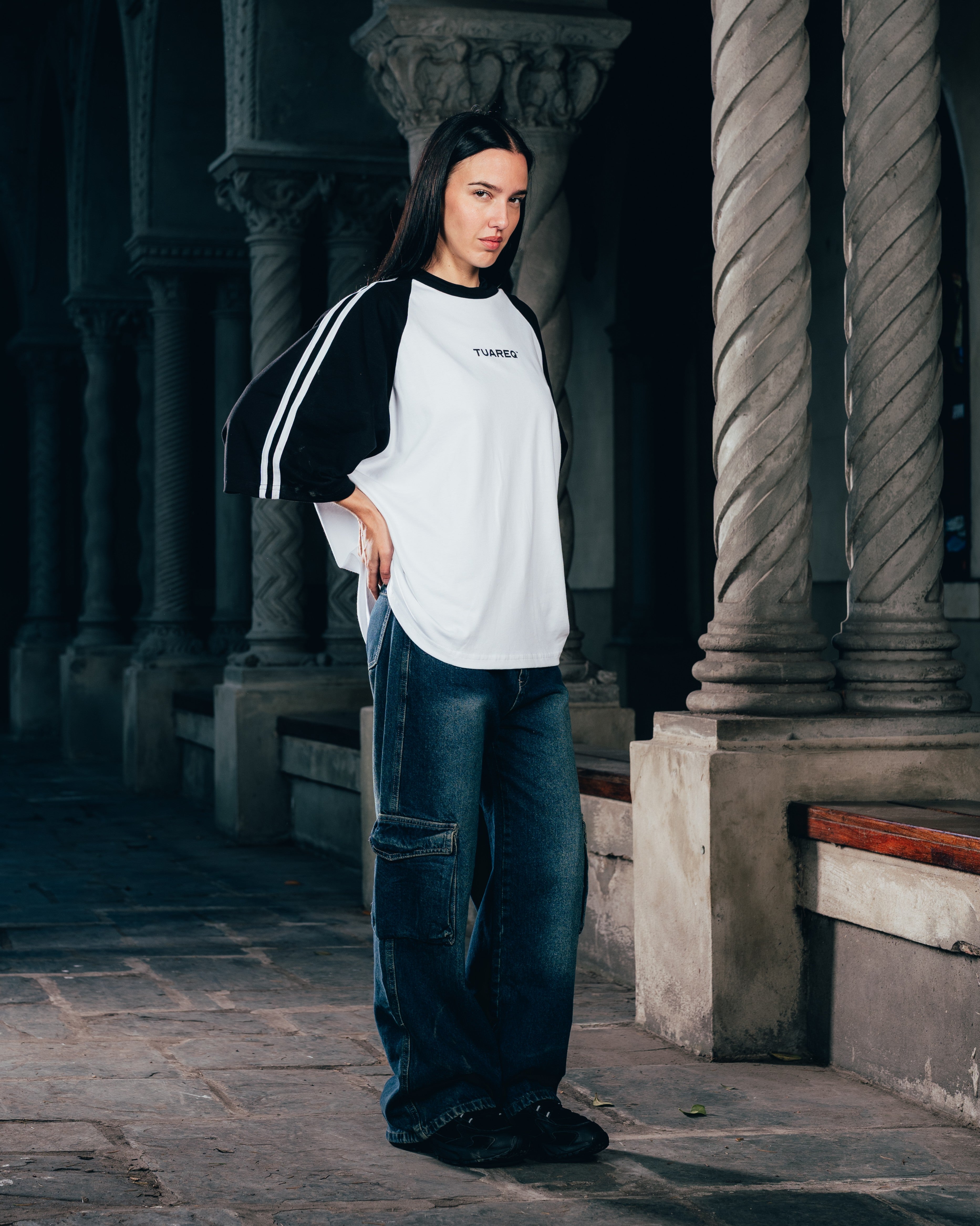 REMERA OVERSIZED [ WARRIOR ] RANGLAN
