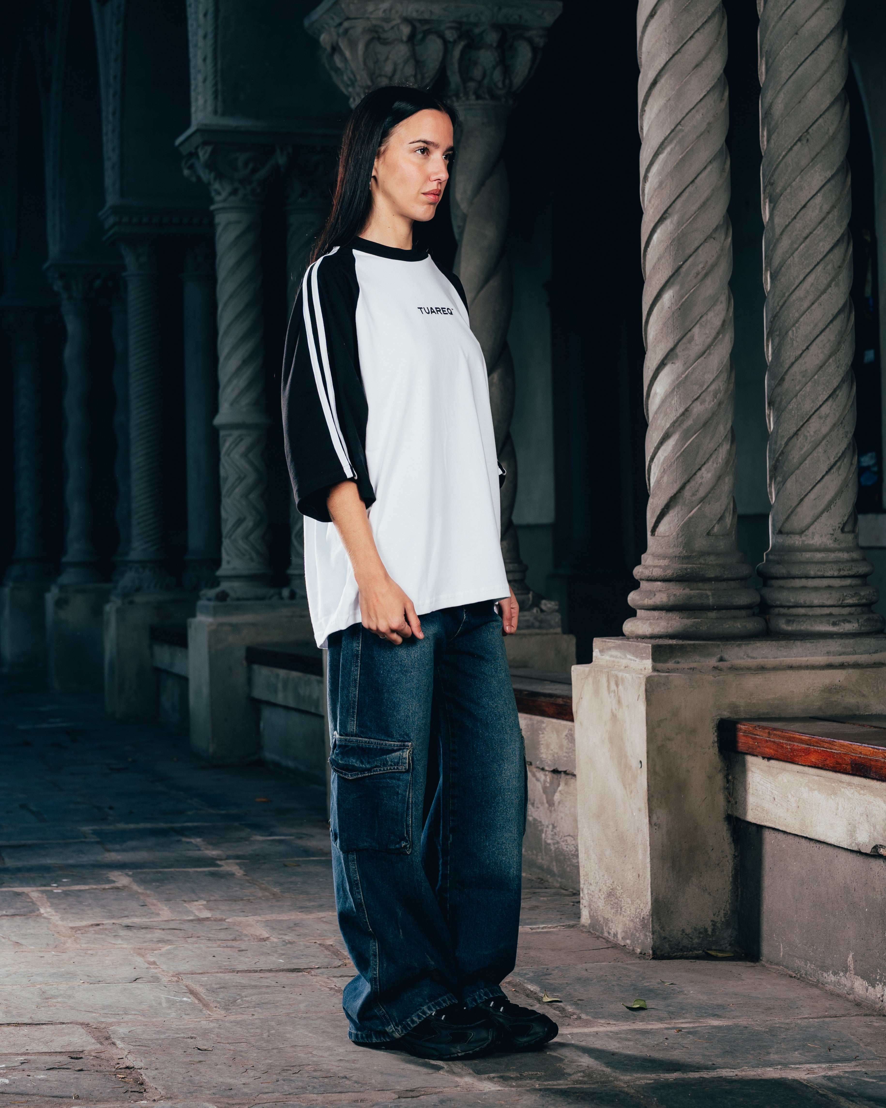 REMERA OVERSIZED [ WARRIOR ] RANGLAN