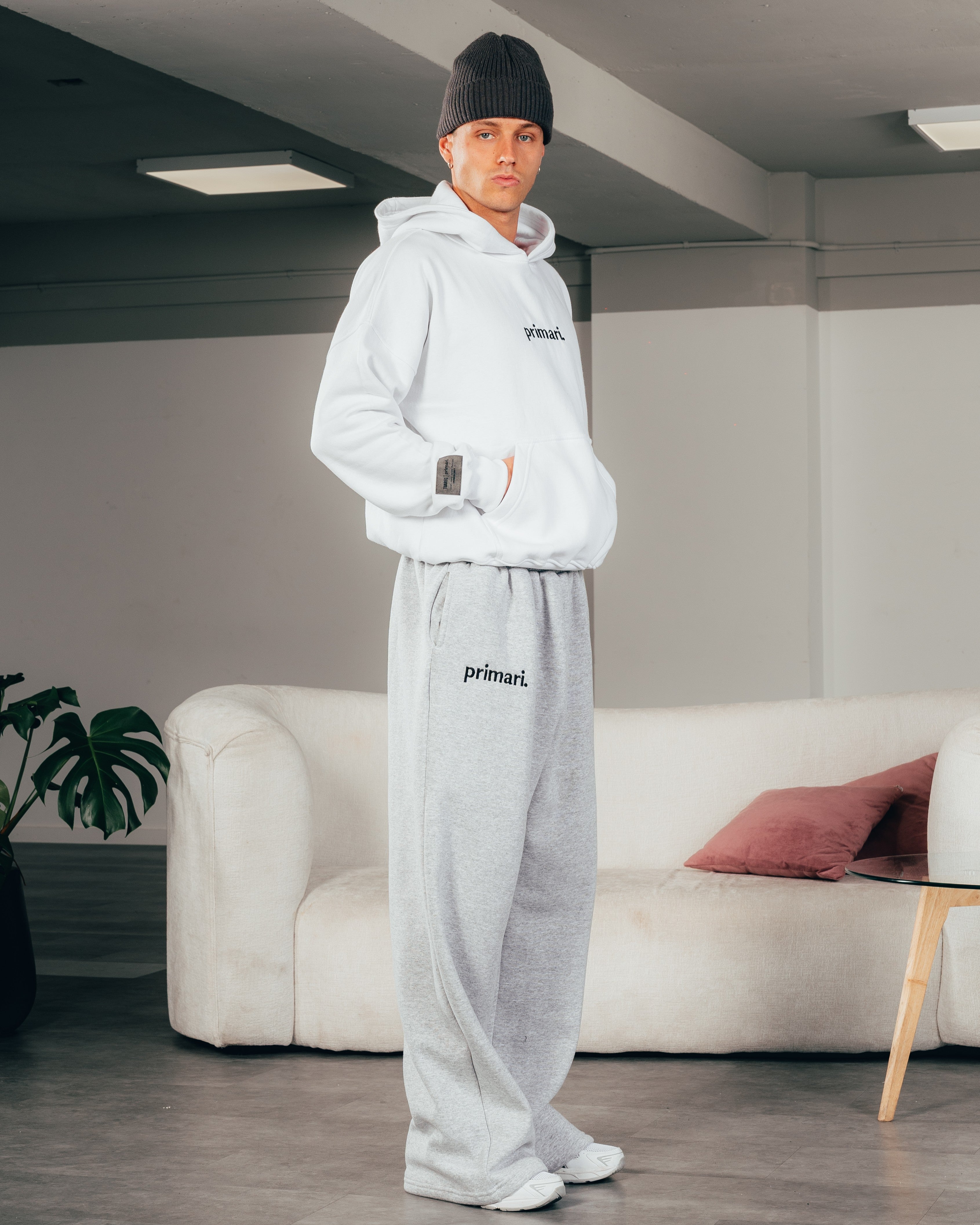 HOODIE EXTRAHEAVY [ PRIMARI ] WHITE