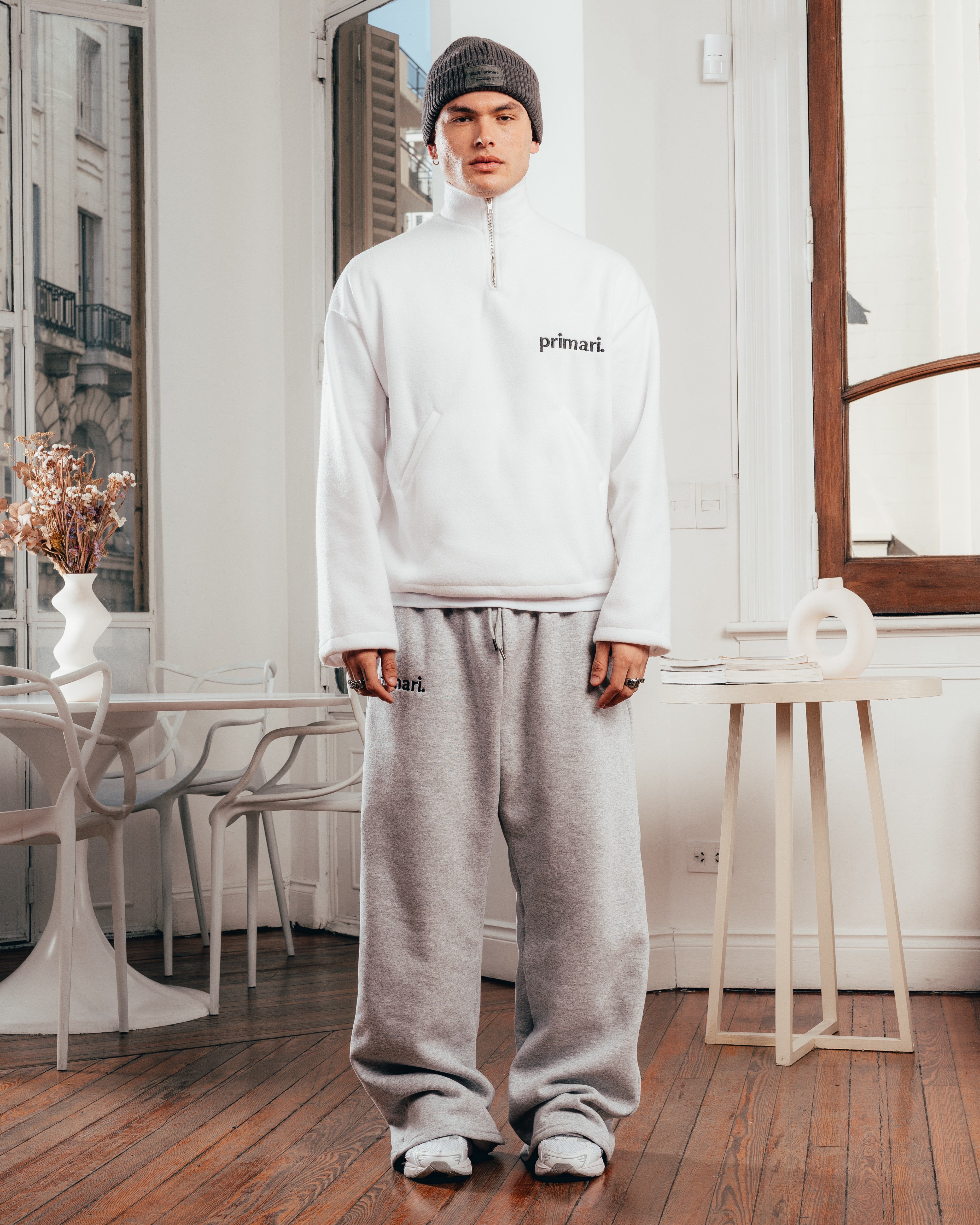 CREWNECK POLAR GRUESO [ PRIMARI ] WHITE