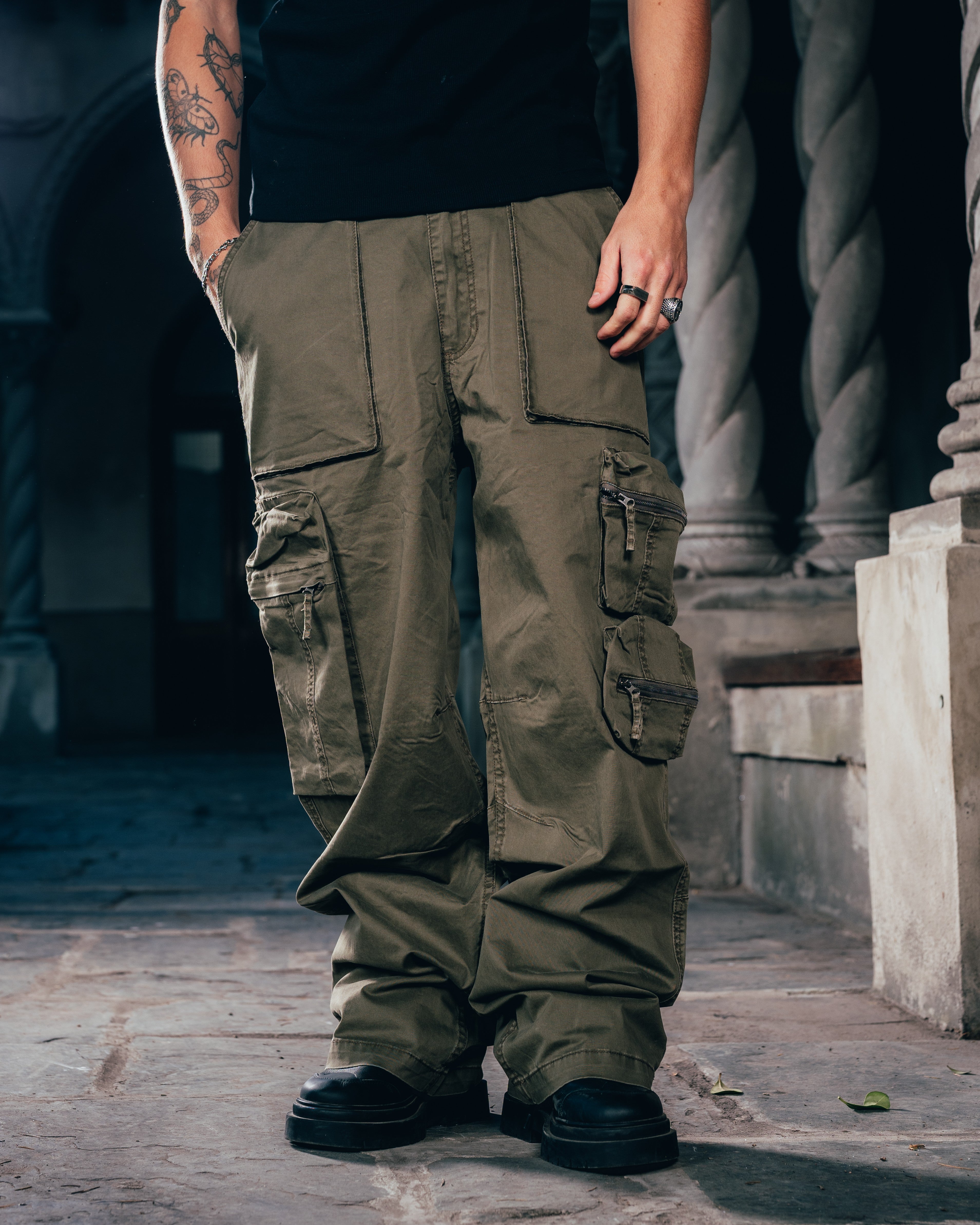 JEAN TACTICAL CARGO [ WARRIOR ] GREEN
