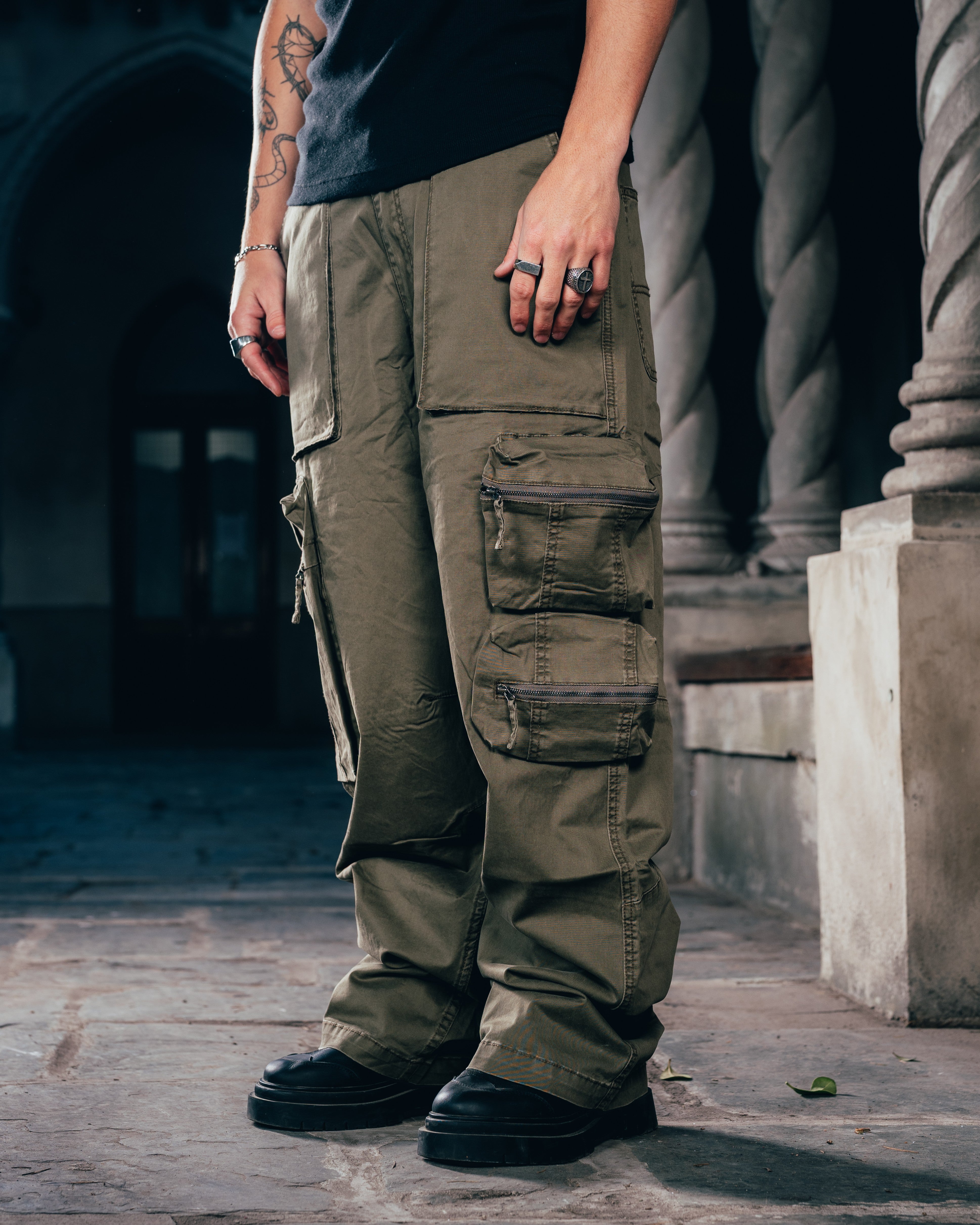 JEAN TACTICAL CARGO [ WARRIOR ] GREEN
