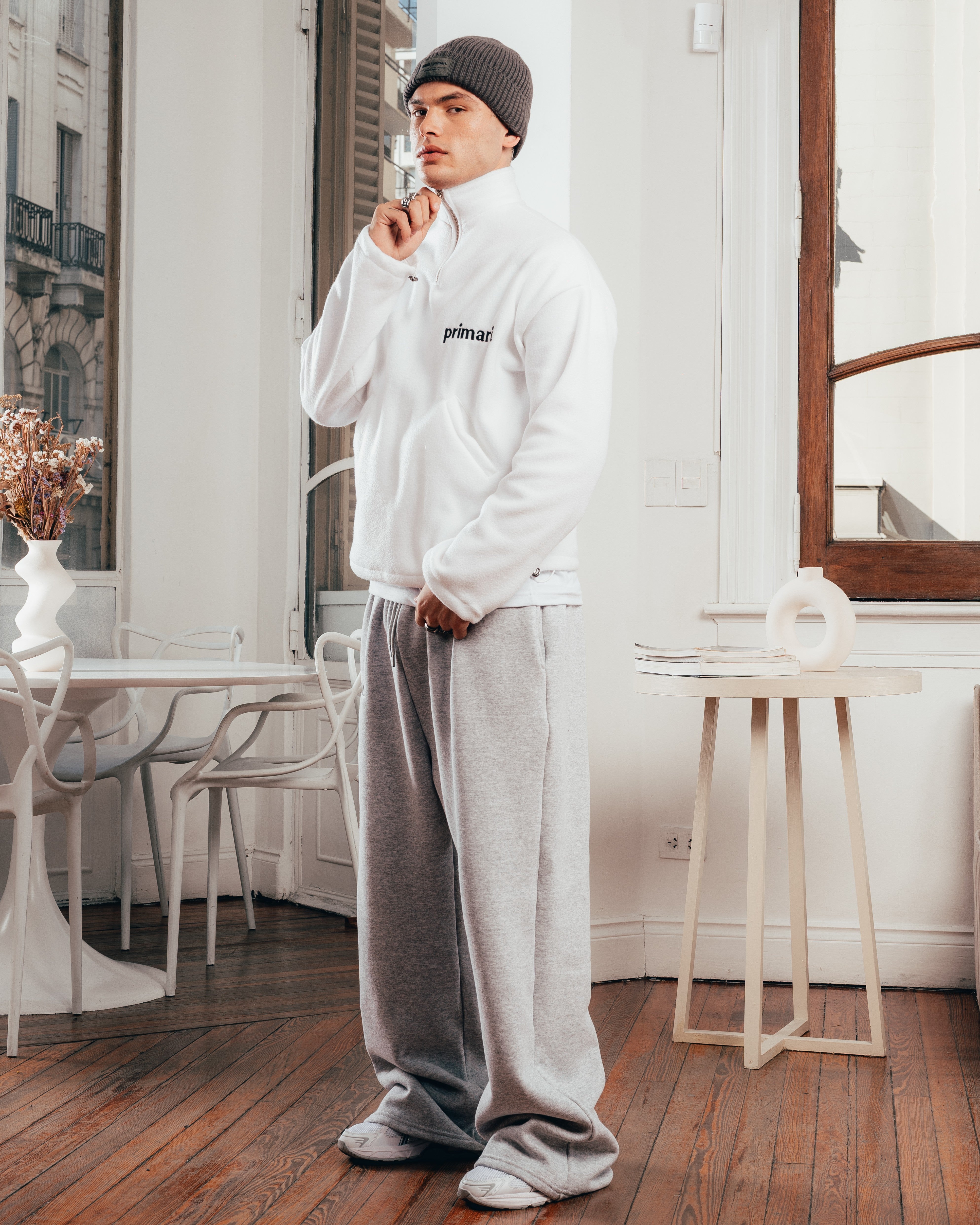 CREWNECK POLAR GRUESO [ PRIMARI ] WHITE