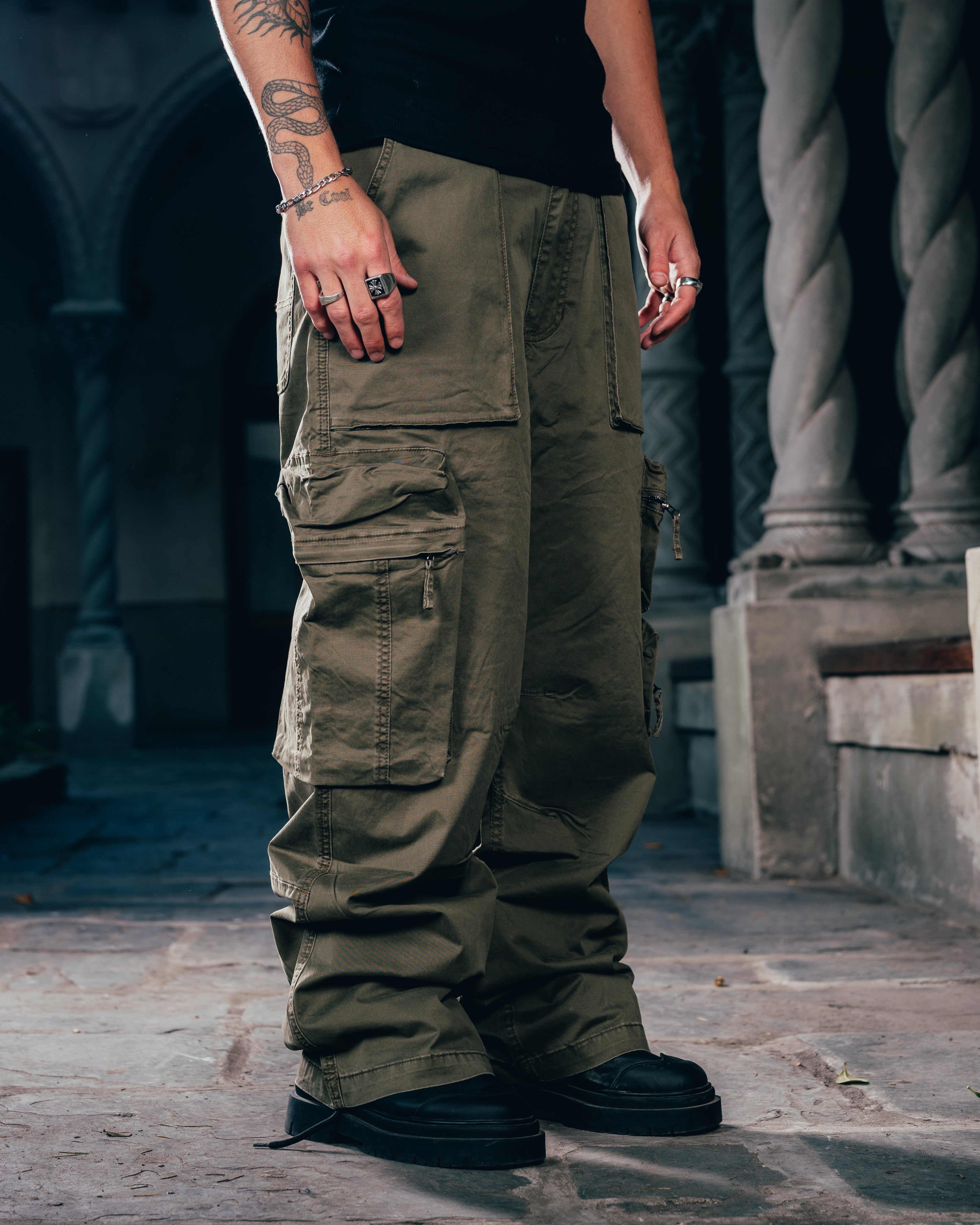 JEAN TACTICAL CARGO [ WARRIOR ] GREEN