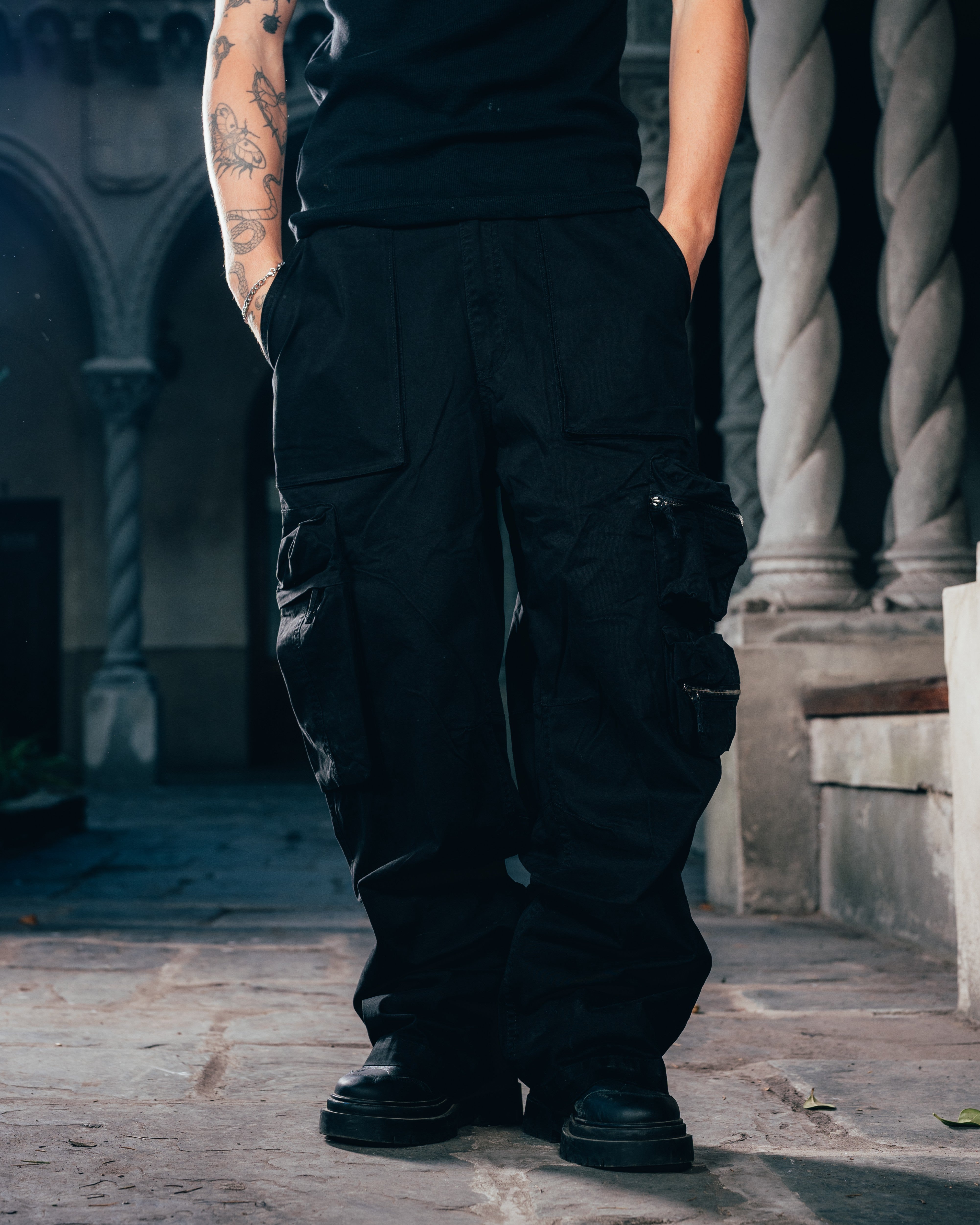 JEAN TACTICAL CARGO [ WARRIOR ] BLACK
