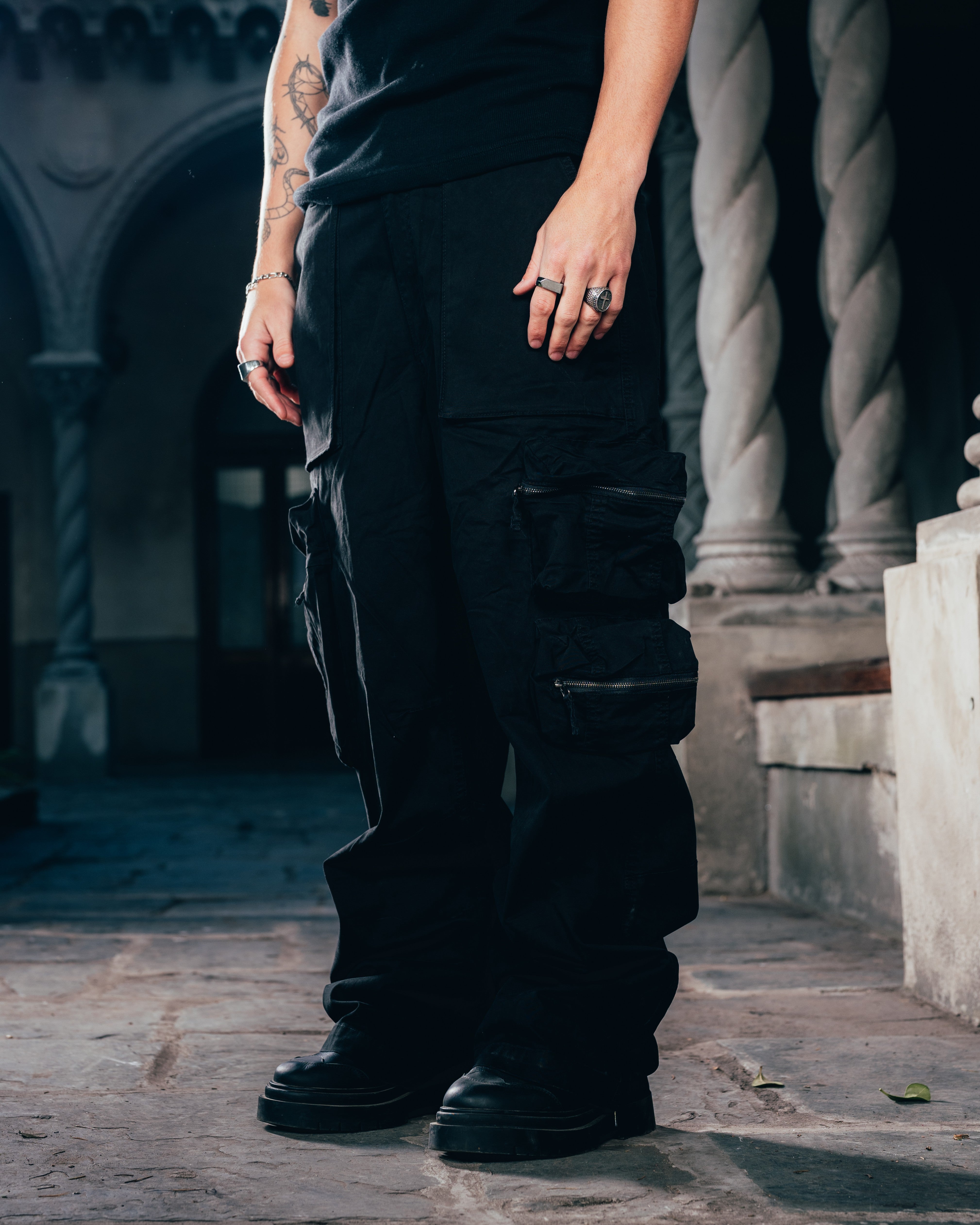 JEAN TACTICAL CARGO [ WARRIOR ] BLACK