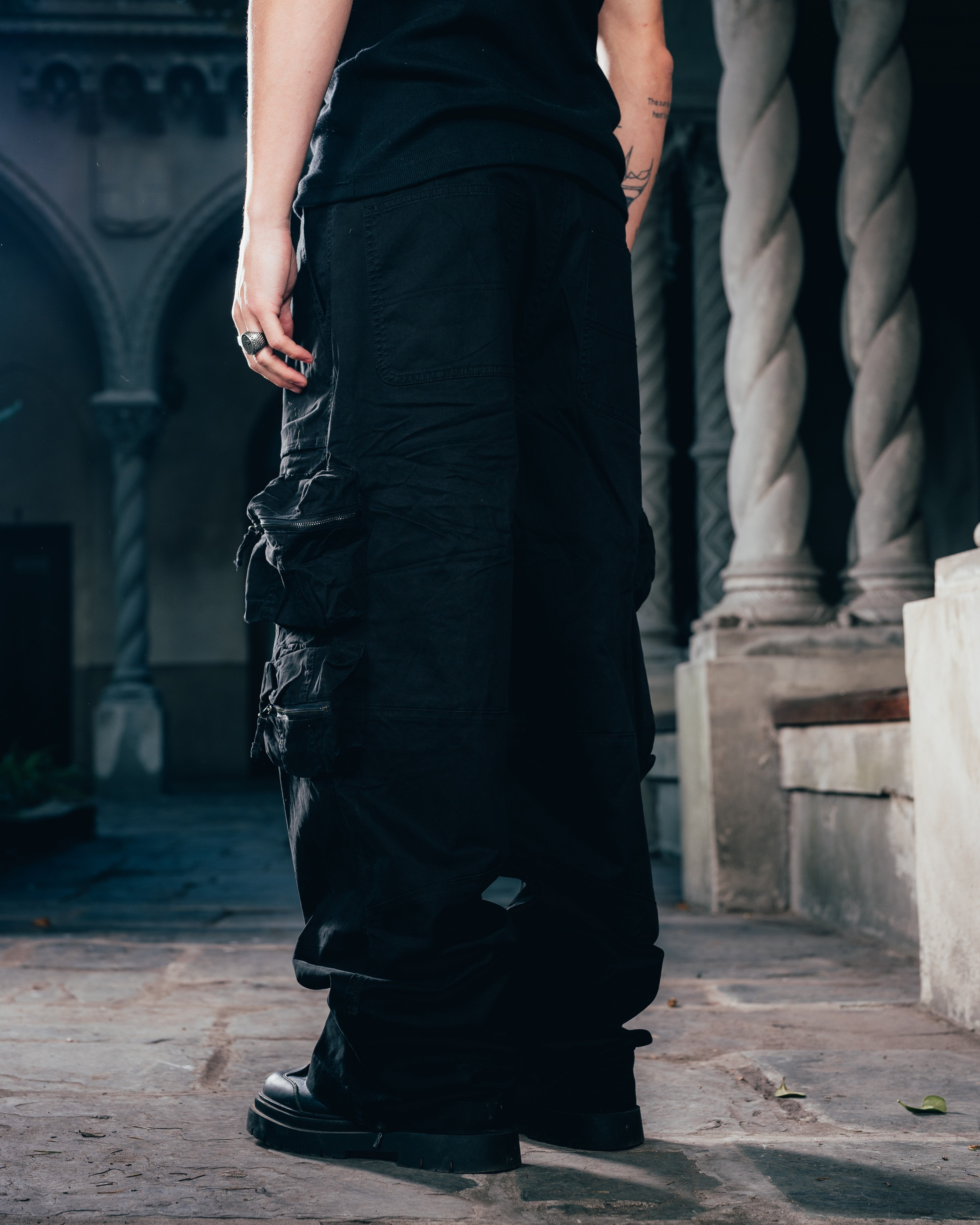 JEAN TACTICAL CARGO [ WARRIOR ] BLACK