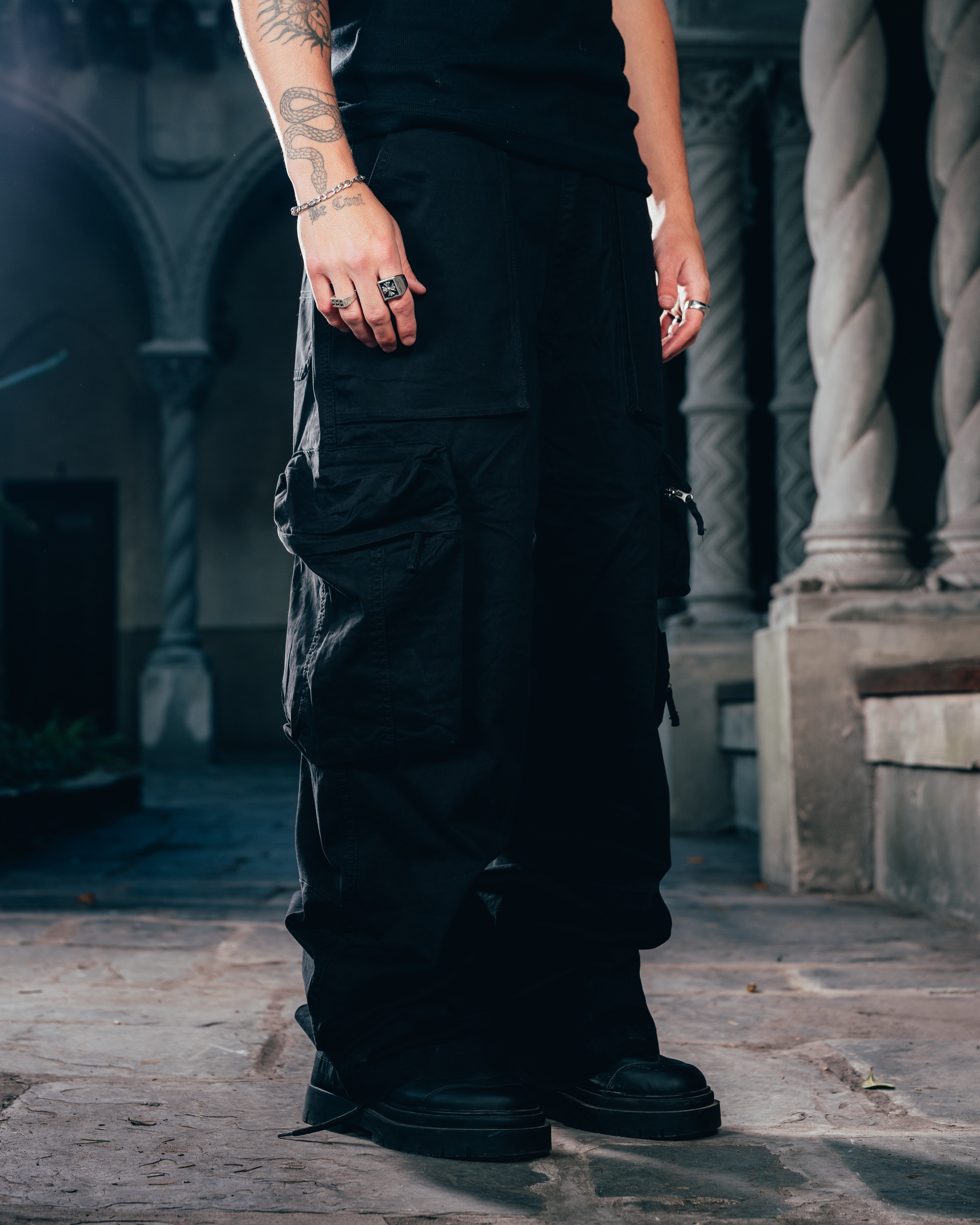 JEAN TACTICAL CARGO [ WARRIOR ] BLACK