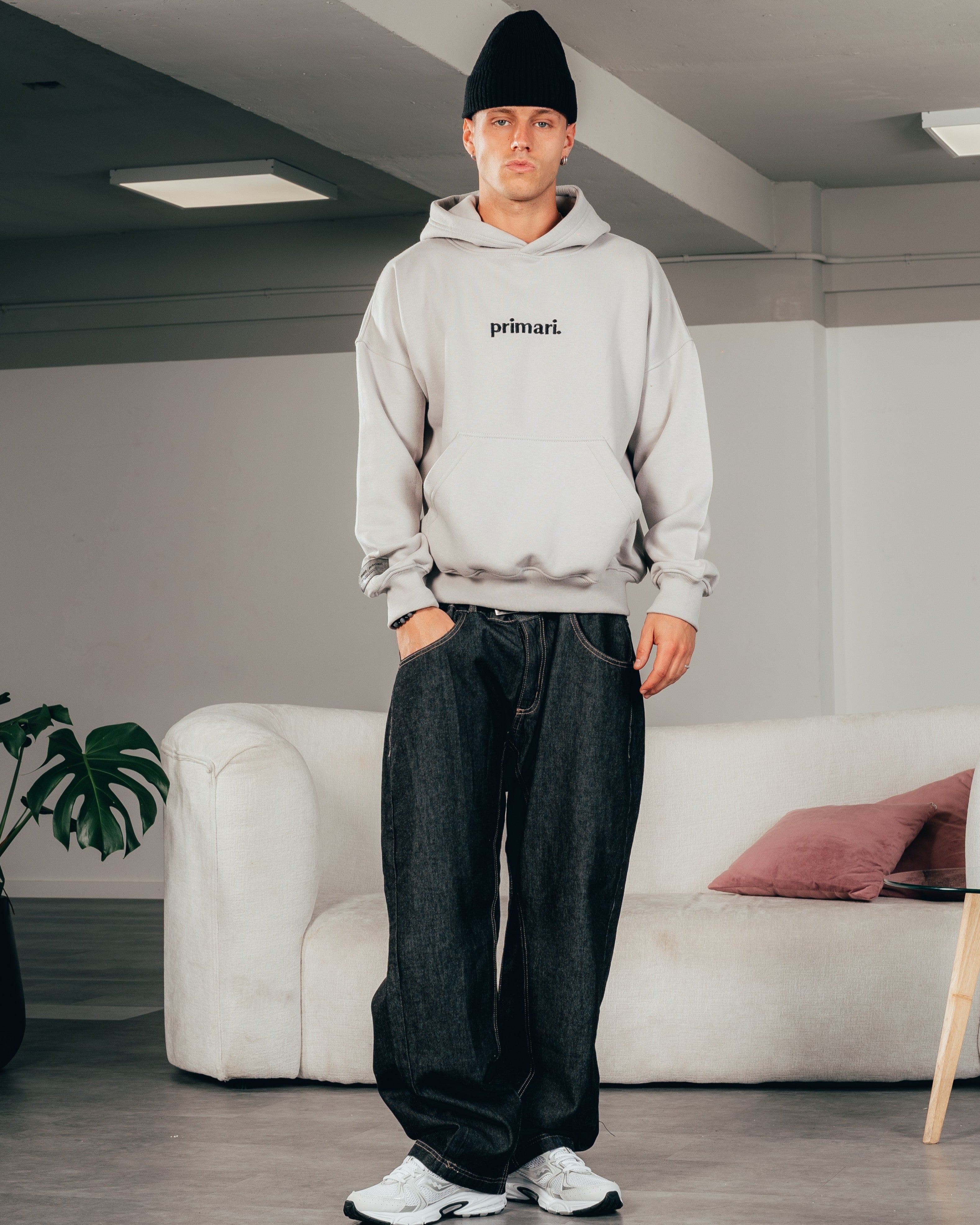 HOODIE EXTRAHEAVY [ PRIMARI ] STEEL