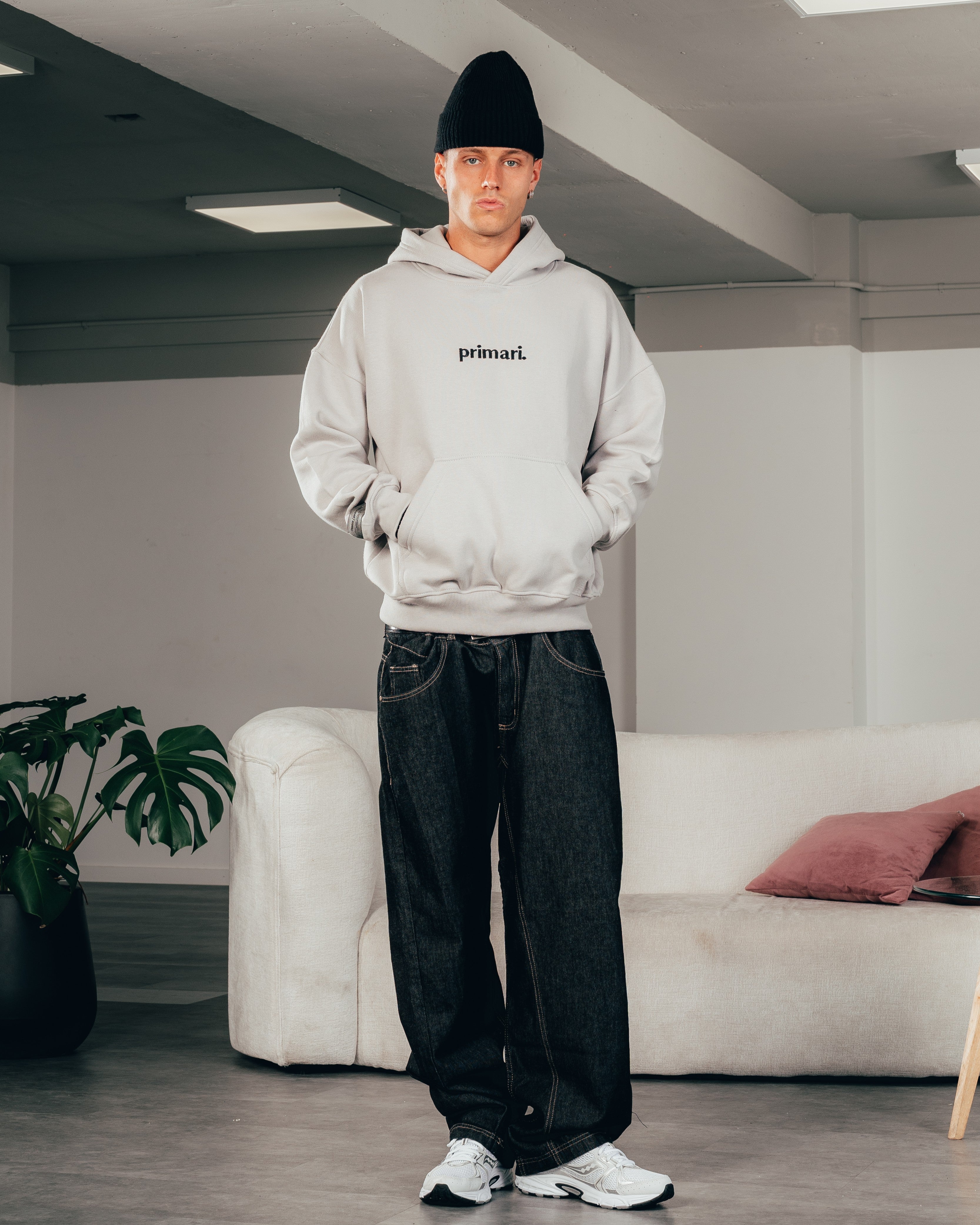 HOODIE EXTRAHEAVY [ PRIMARI ] STEEL