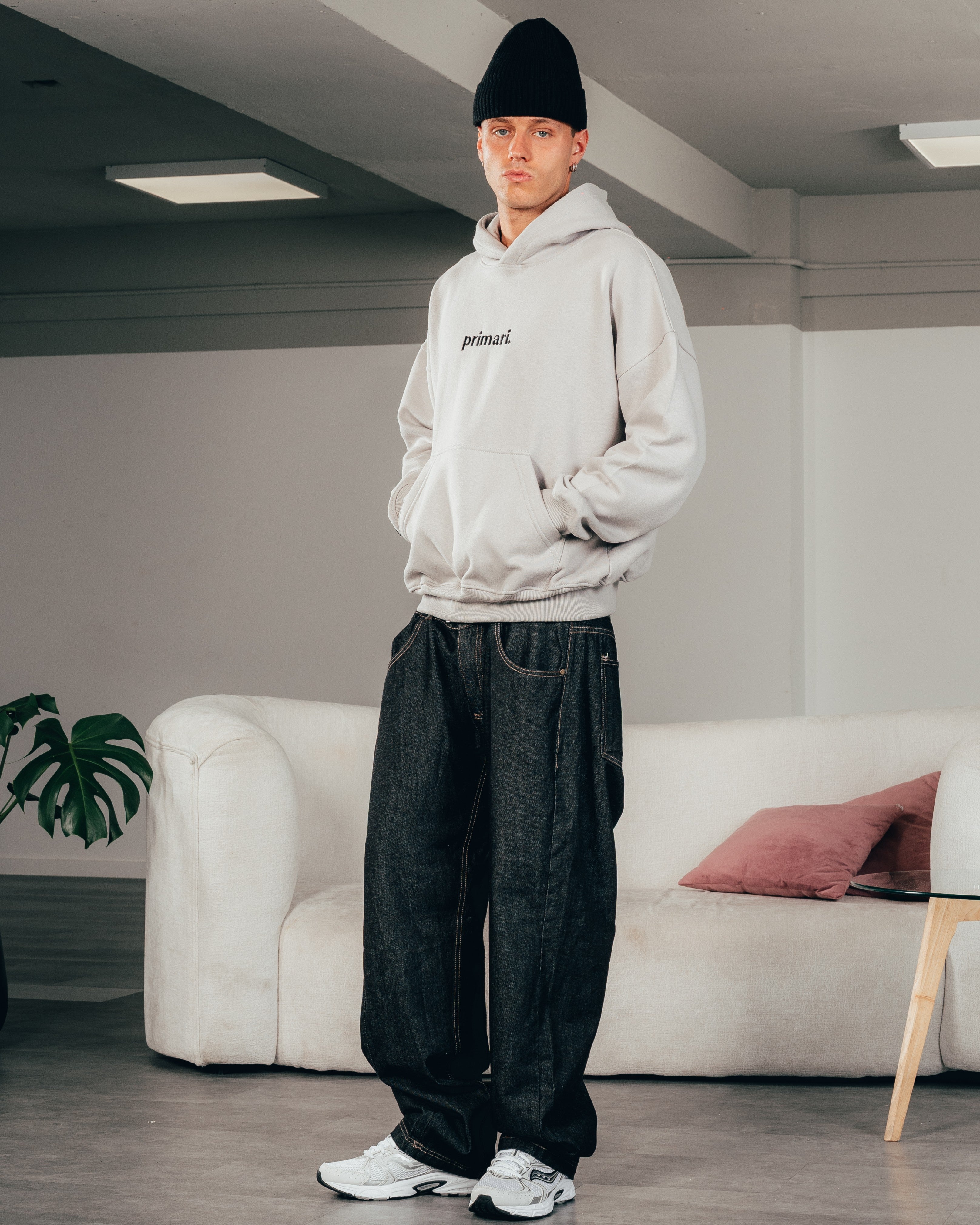 HOODIE EXTRAHEAVY [ PRIMARI ] STEEL