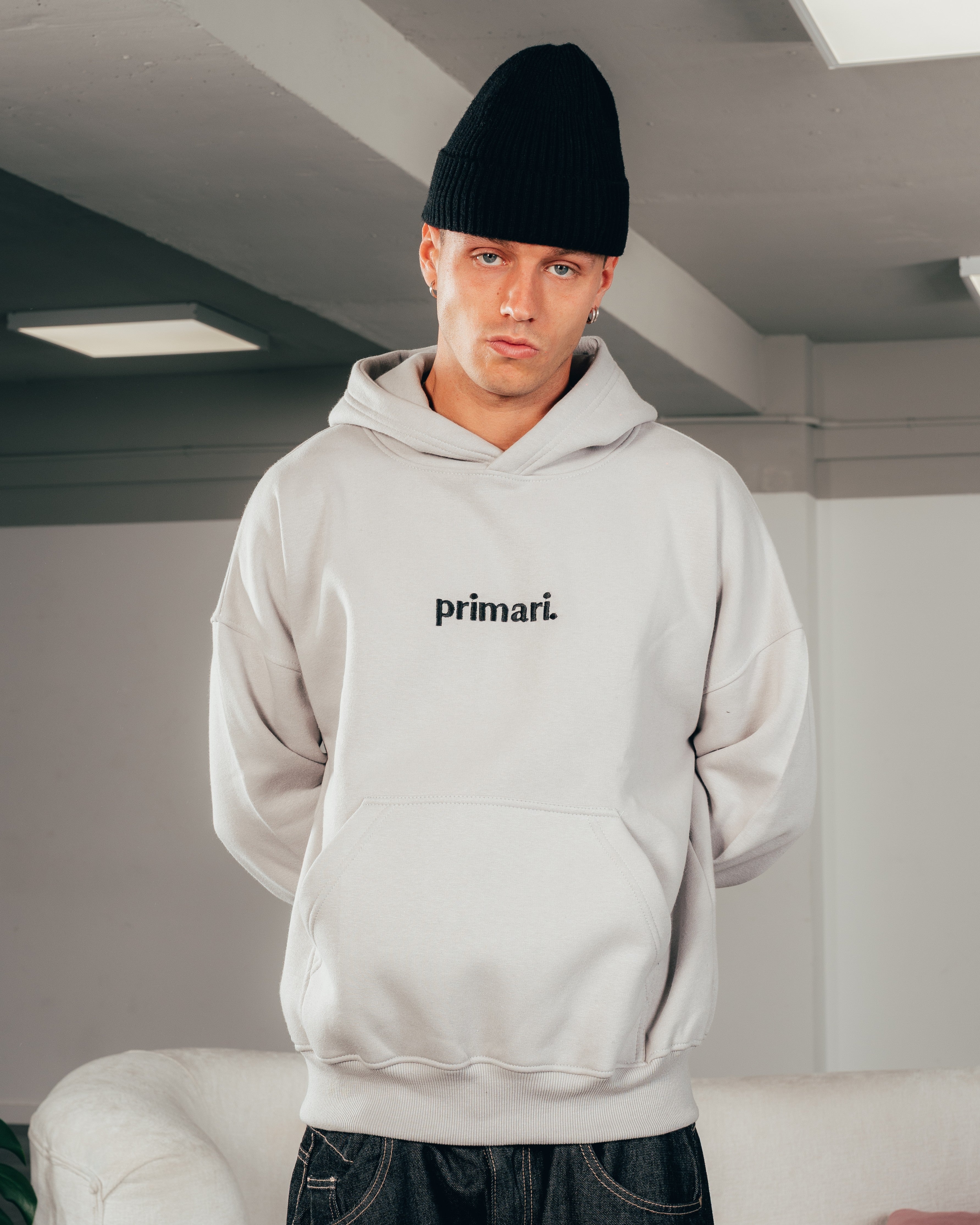 HOODIE EXTRAHEAVY [ PRIMARI ] STEEL