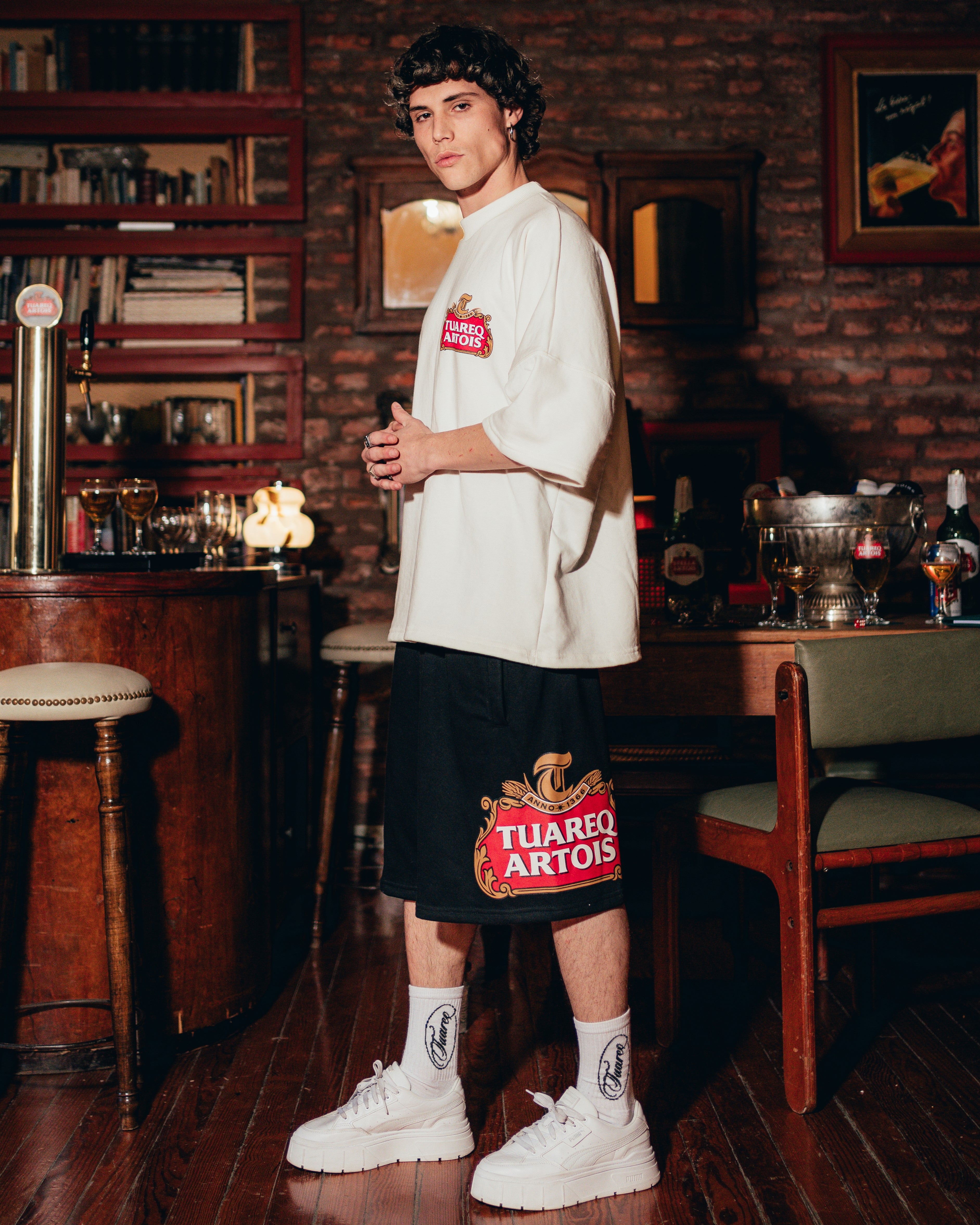 SHORT OVERSIZED [ STELLA ARTOIS ] CLASIC LOGO