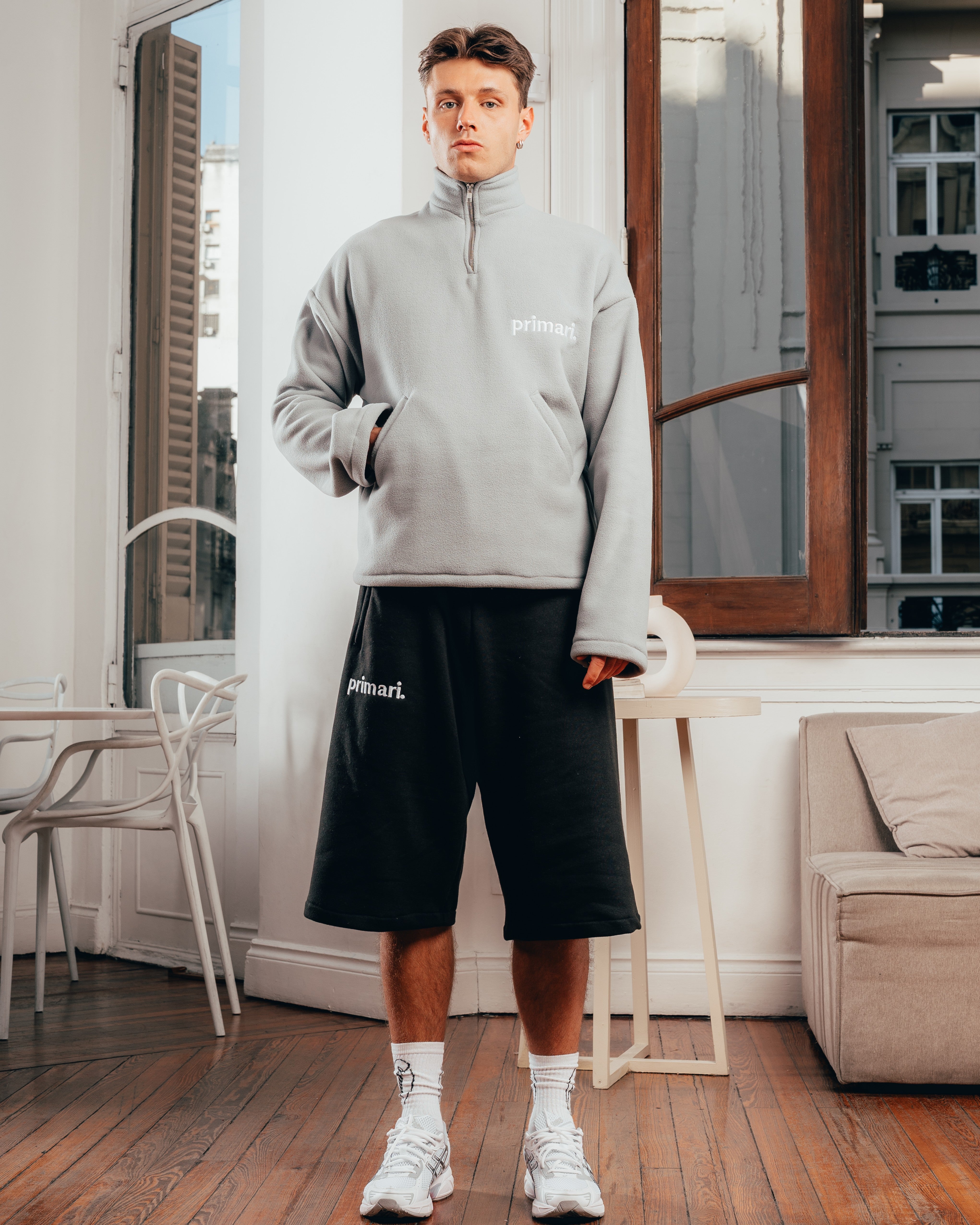 CREWNECK POLAR GRUESO [ PRIMARI ] GREY