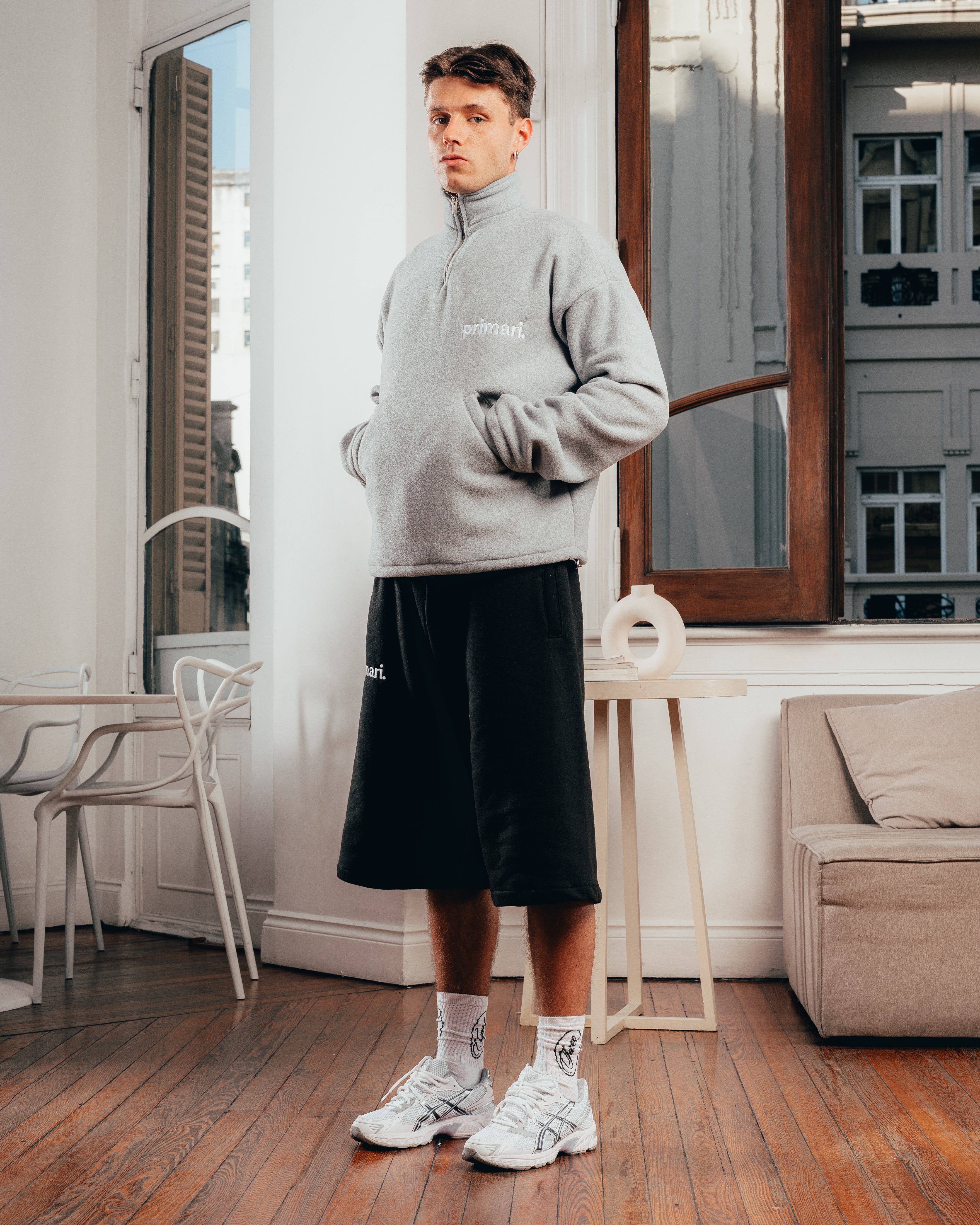 CREWNECK POLAR GRUESO [ PRIMARI ] GREY