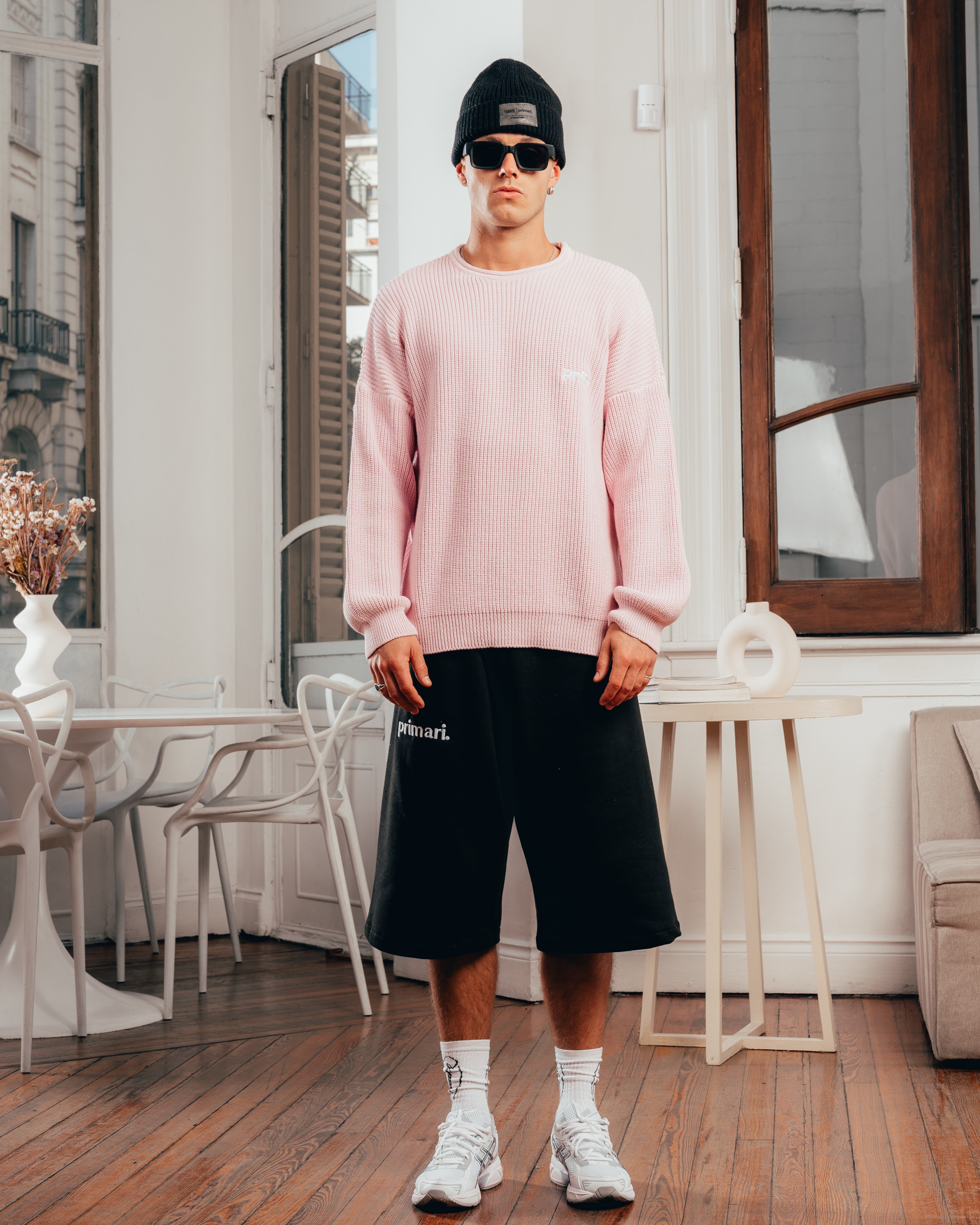 SWEATER TEJIDO PESADO [ PRIMARI ] BABY ROSE