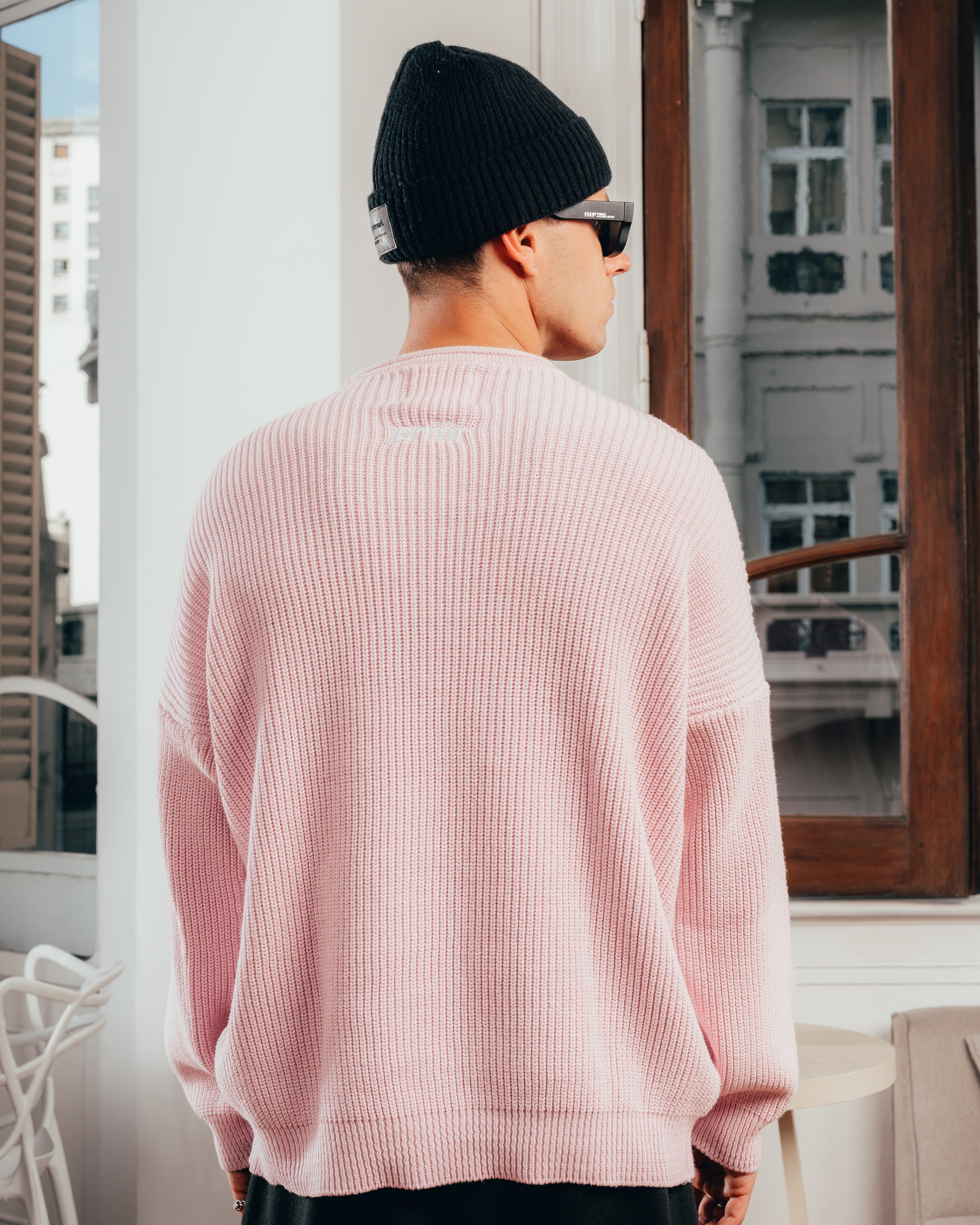 SWEATER TEJIDO PESADO [ PRIMARI ] BABY ROSE