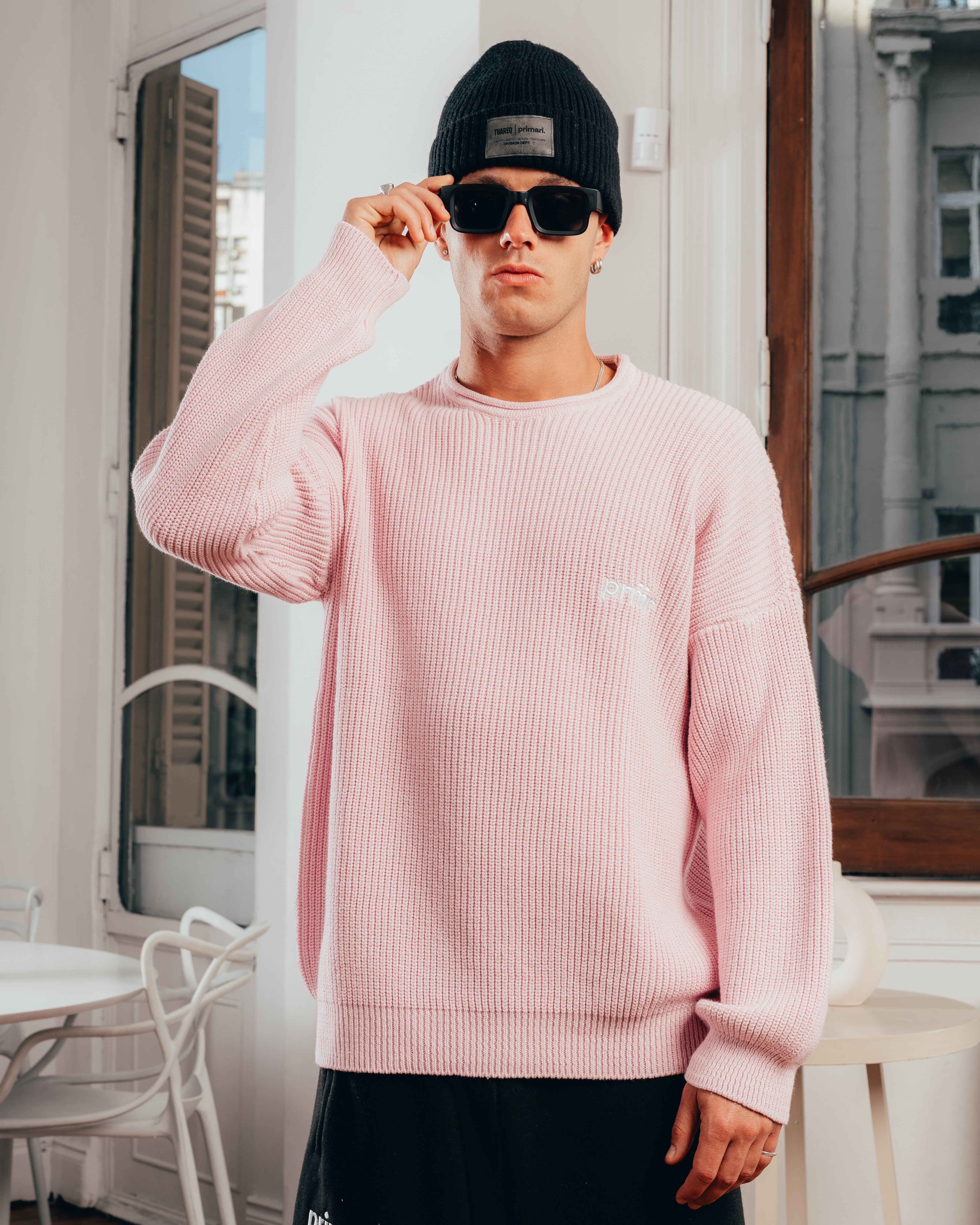 SWEATER TEJIDO PESADO [ PRIMARI ] BABY ROSE