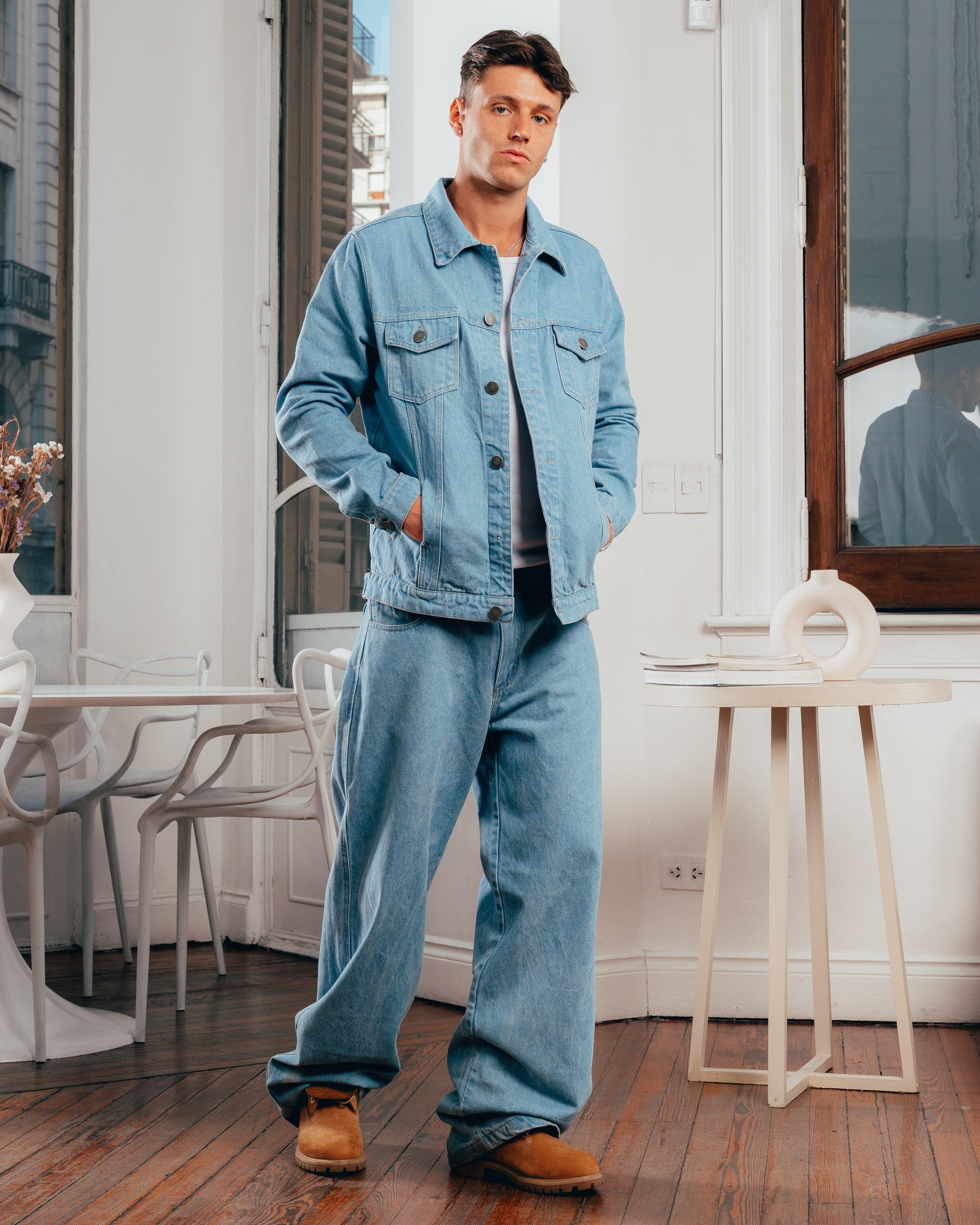 CAMPERA DE JEAN [ PRIMARI ] LIGHT BLUE