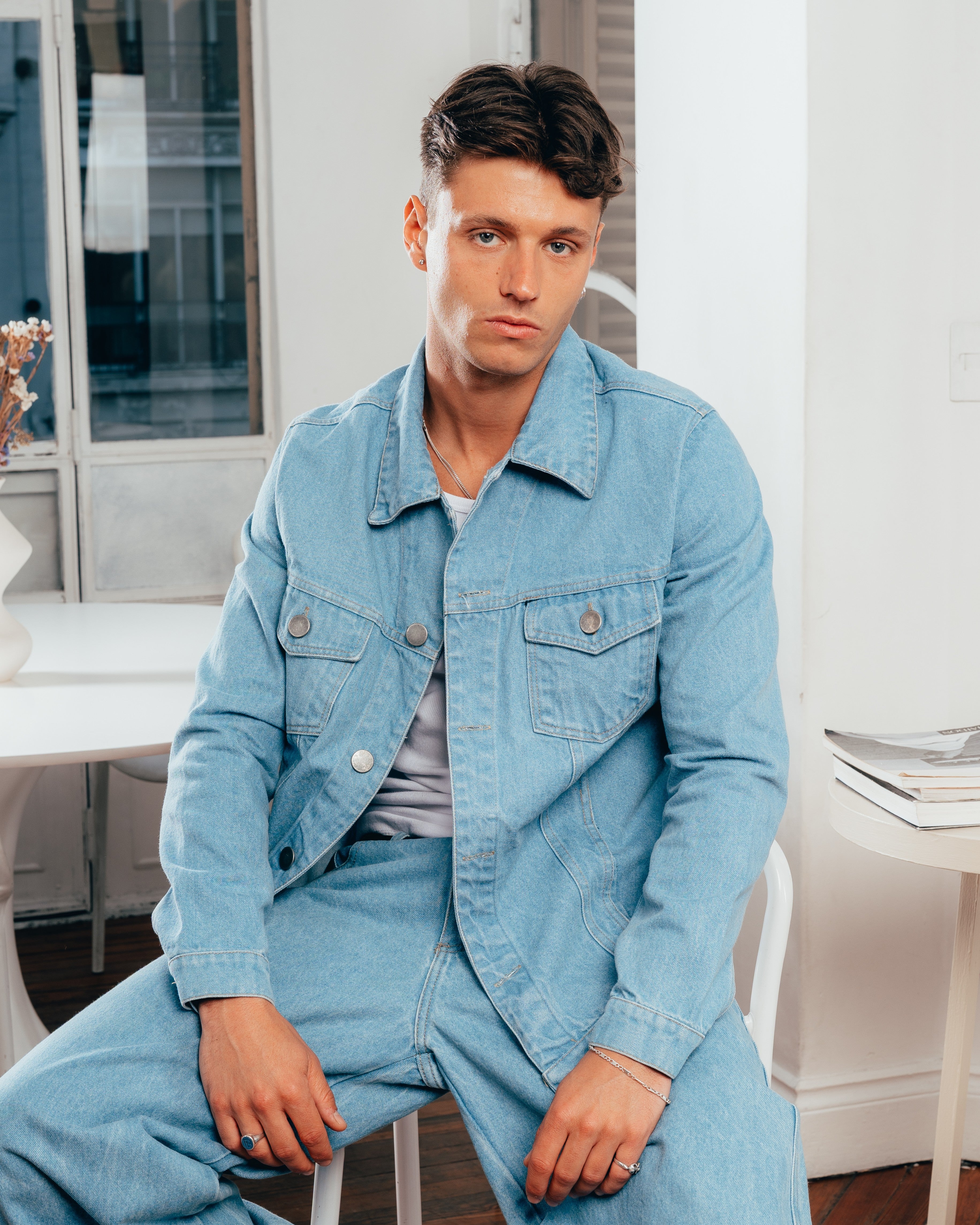 CAMPERA DE JEAN [ PRIMARI ] LIGHT BLUE