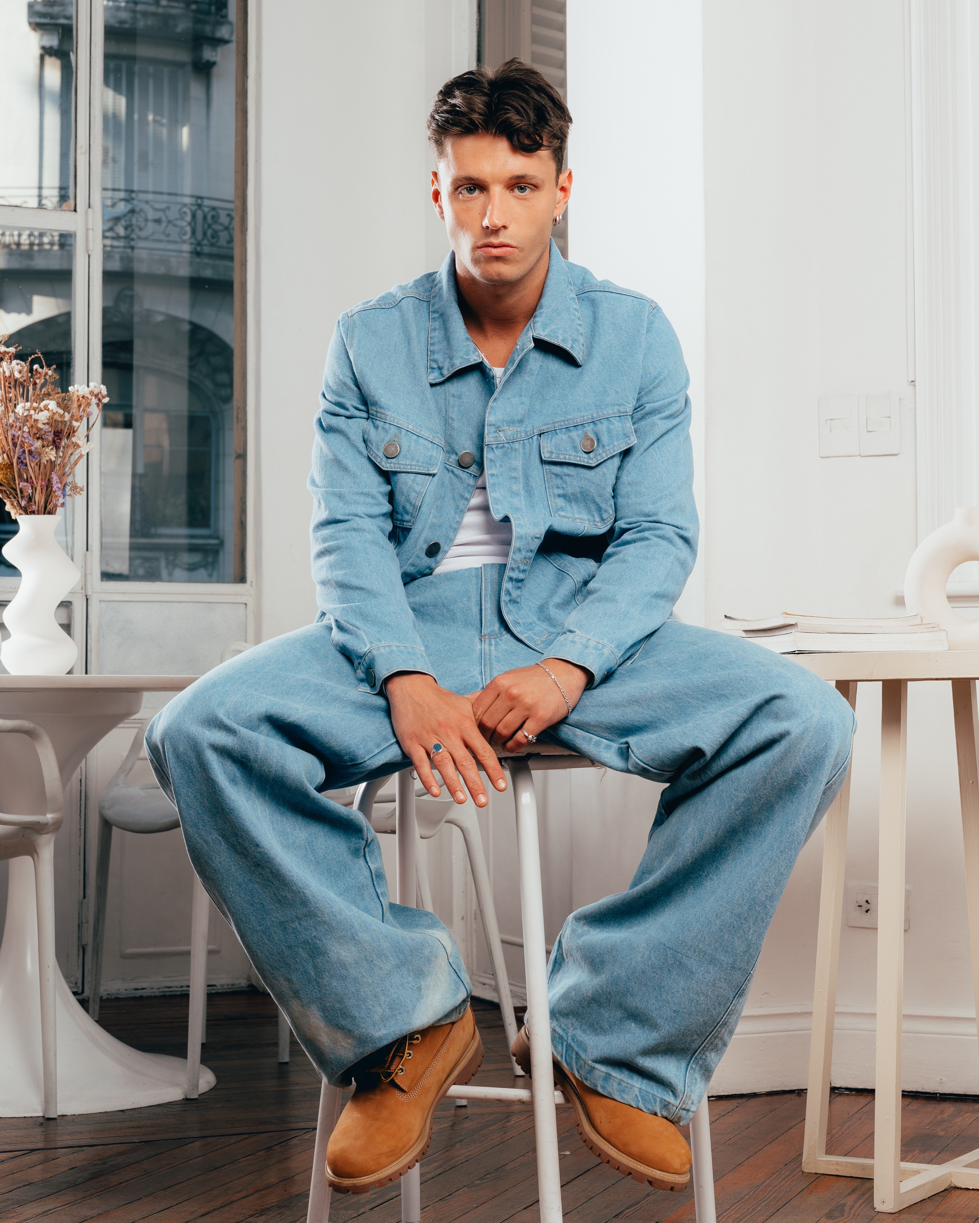CAMPERA DE JEAN [ PRIMARI ] LIGHT BLUE