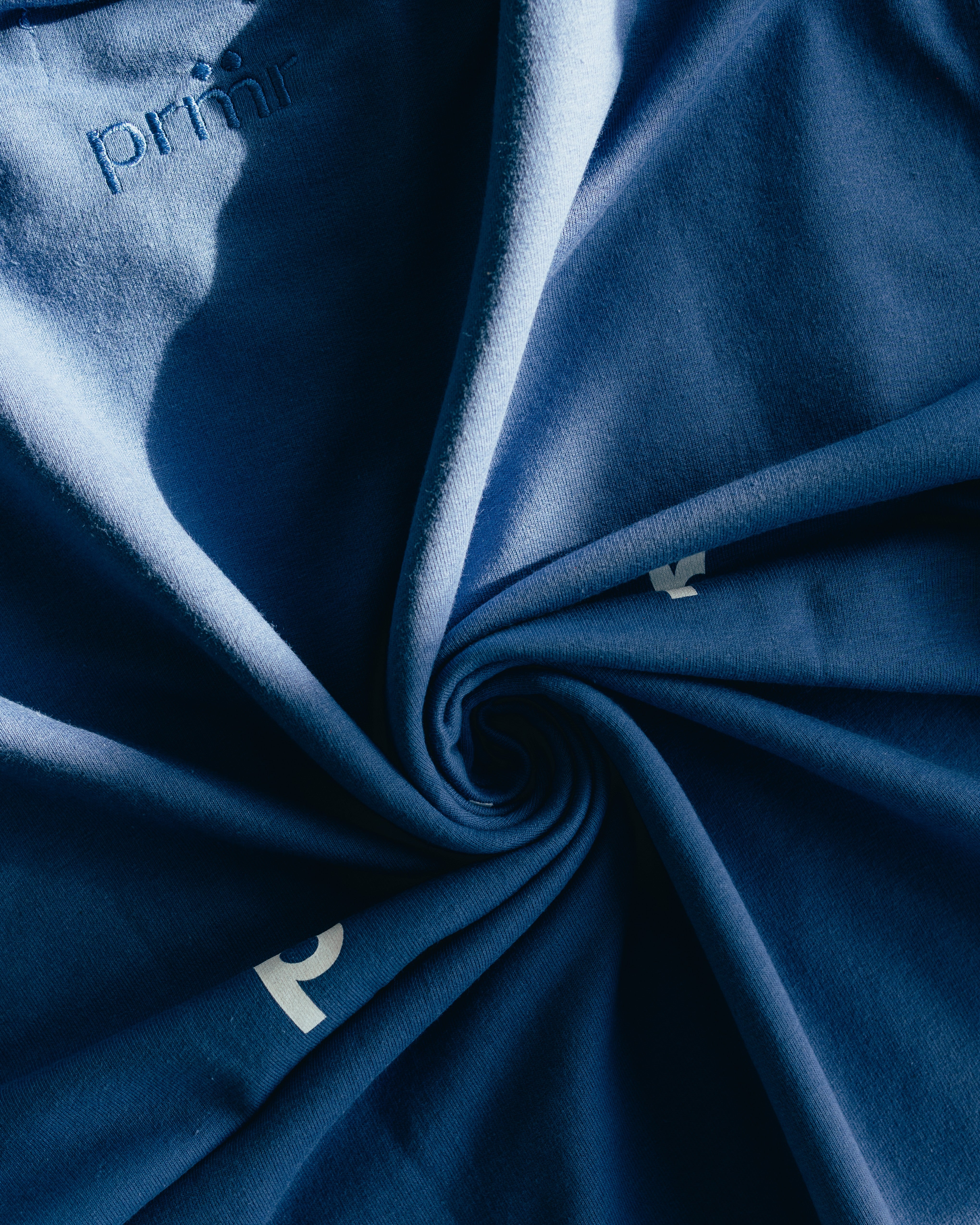 REMERA EXTRA PESADA SEMIOVER LETTER [ PRIMARI ] NAVY BLUE