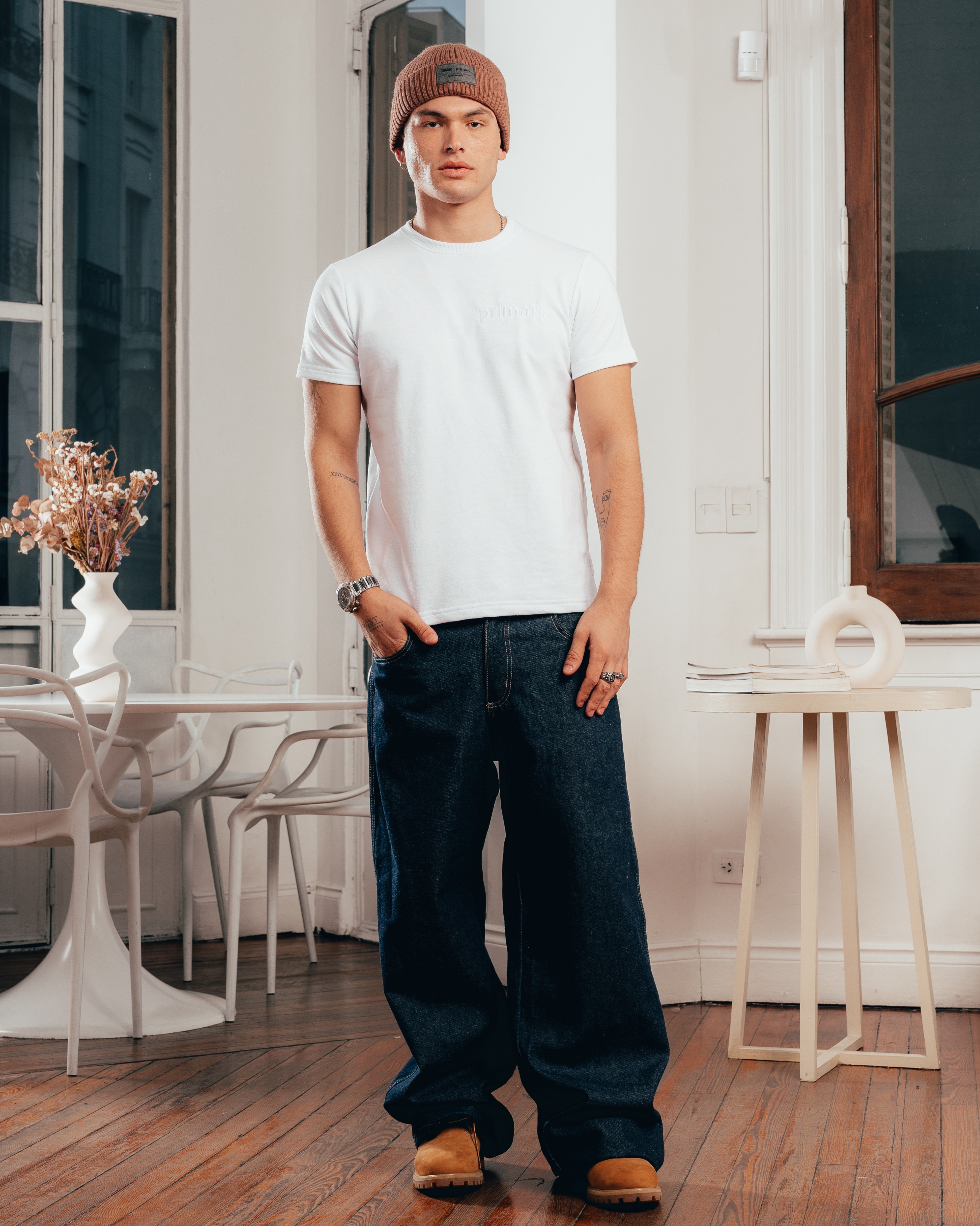 REMERA REGULAR FIT [ PRIMARI ] WHITE