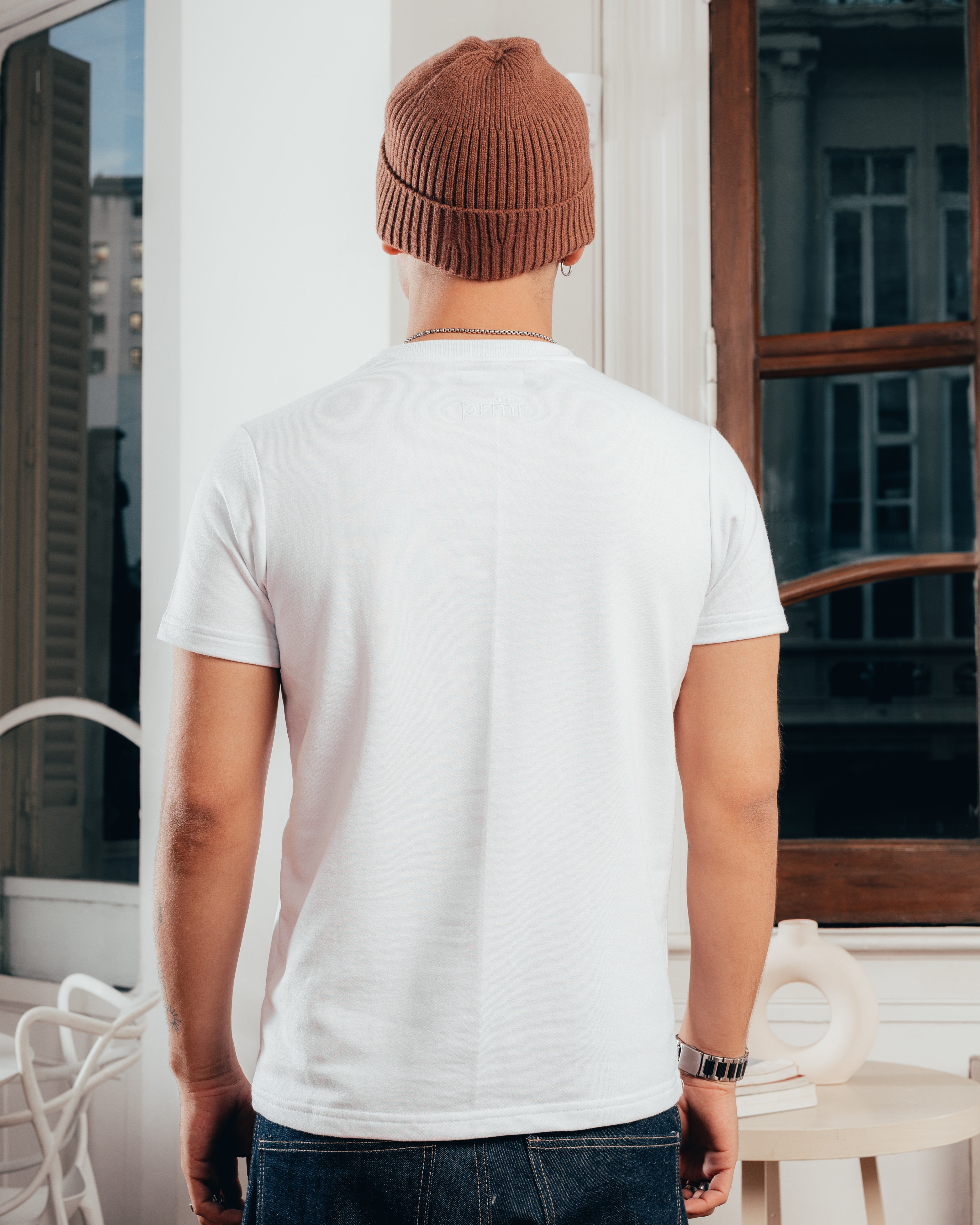 REMERA REGULAR FIT [ PRIMARI ] WHITE
