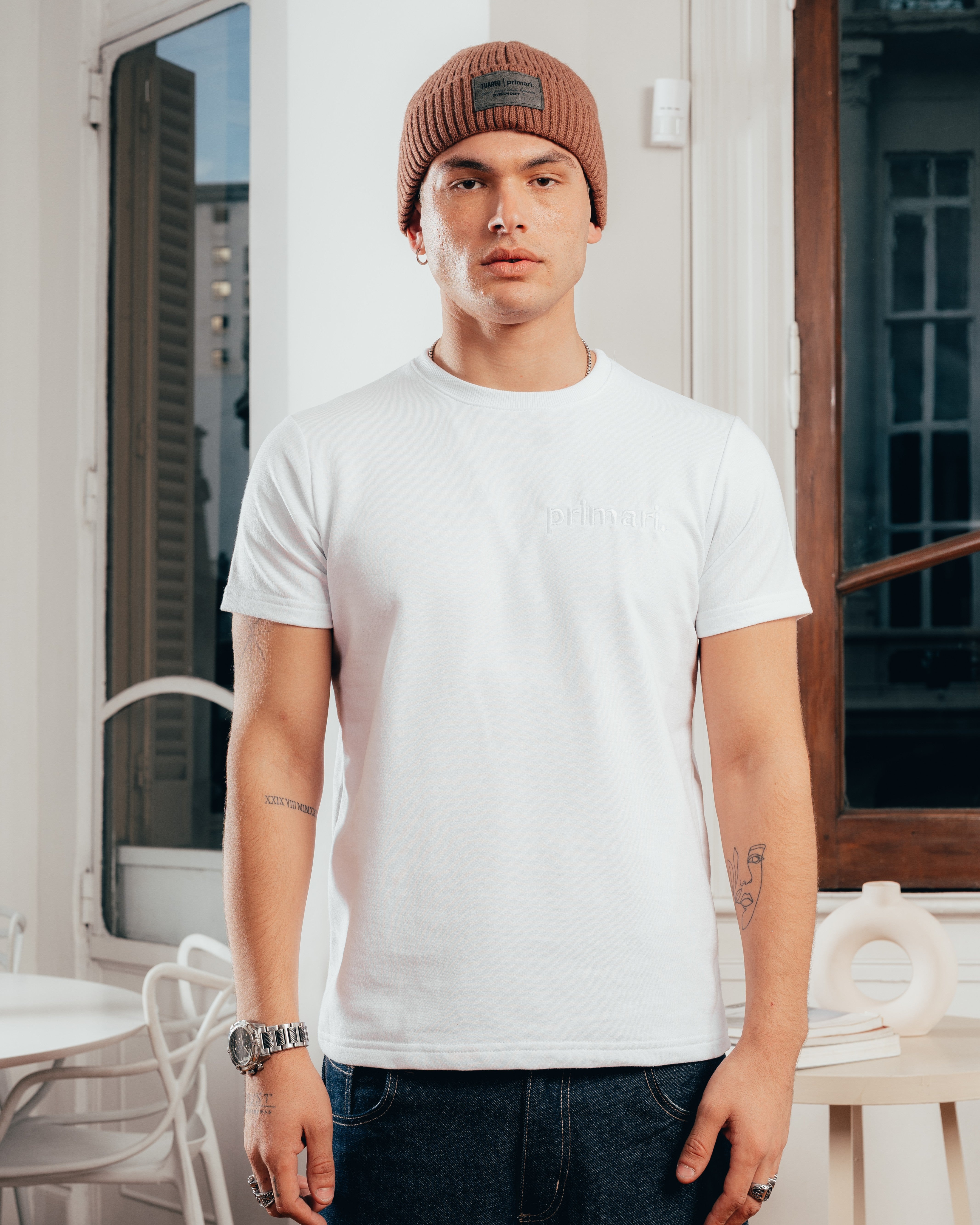 REMERA REGULAR FIT [ PRIMARI ] WHITE