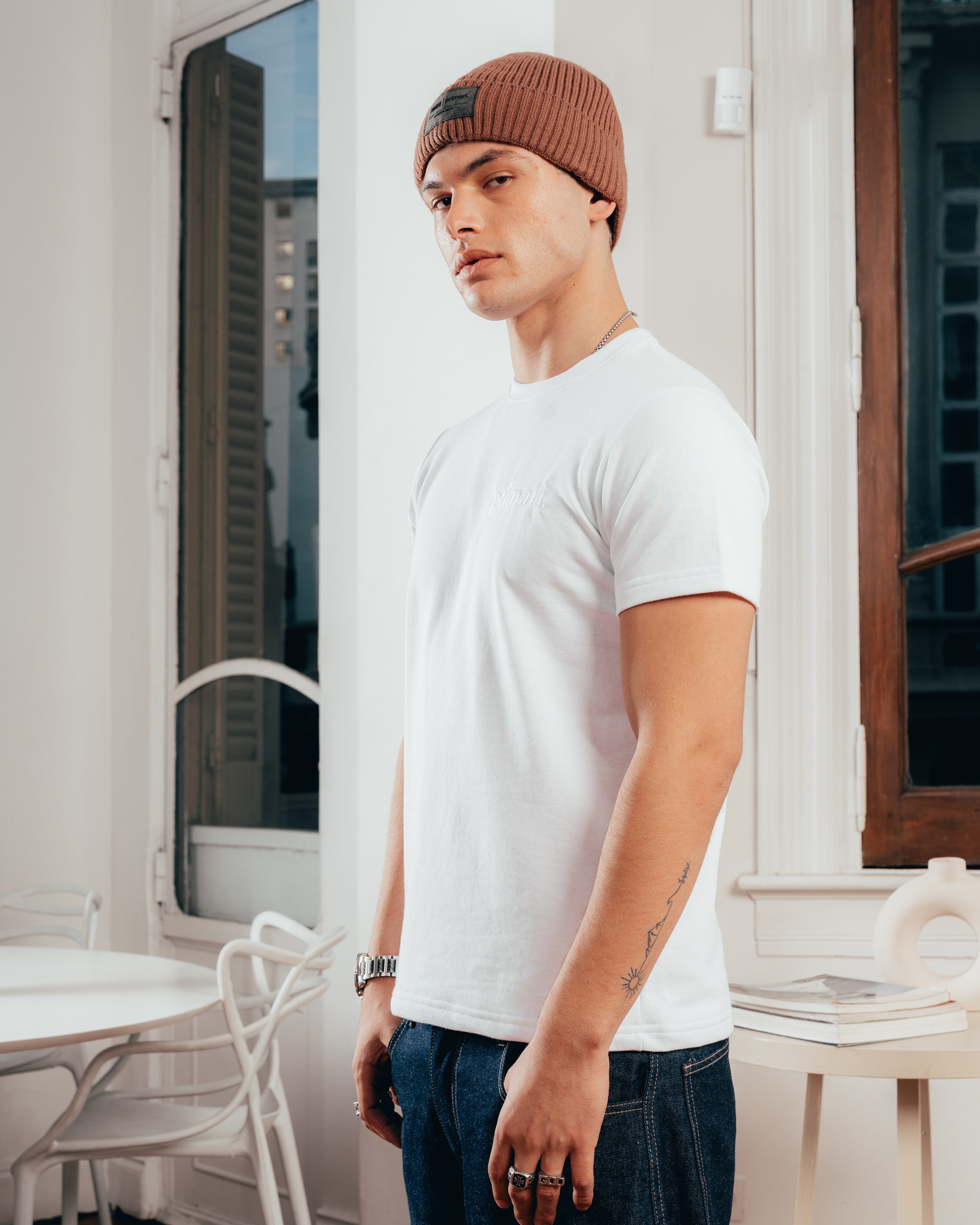 REMERA REGULAR FIT [ PRIMARI ] WHITE