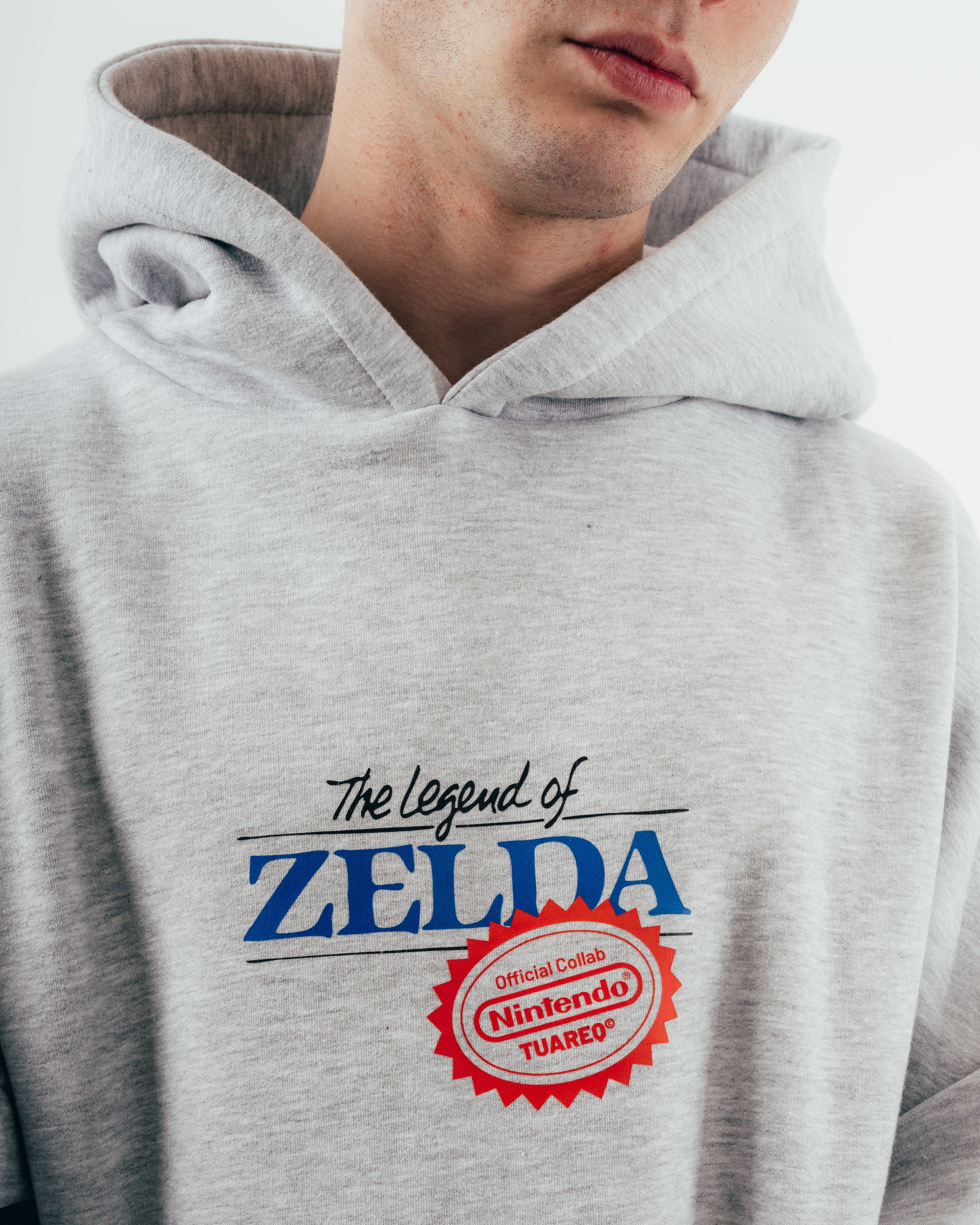 HOODIE [ NINTENDO ] ZELDA MELANGE GREY