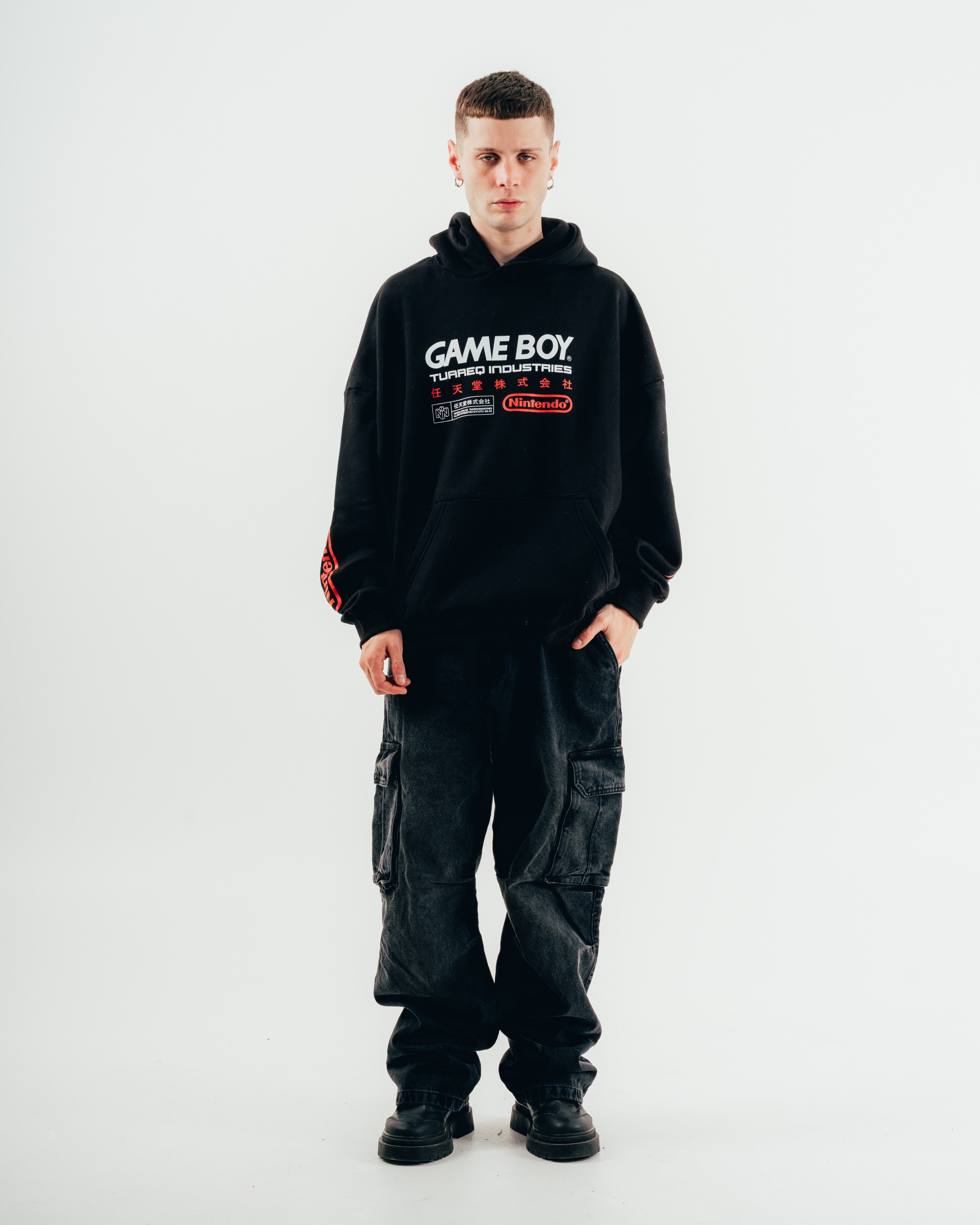 HOODIE [ NINTENDO ] GAME BOY BLACK