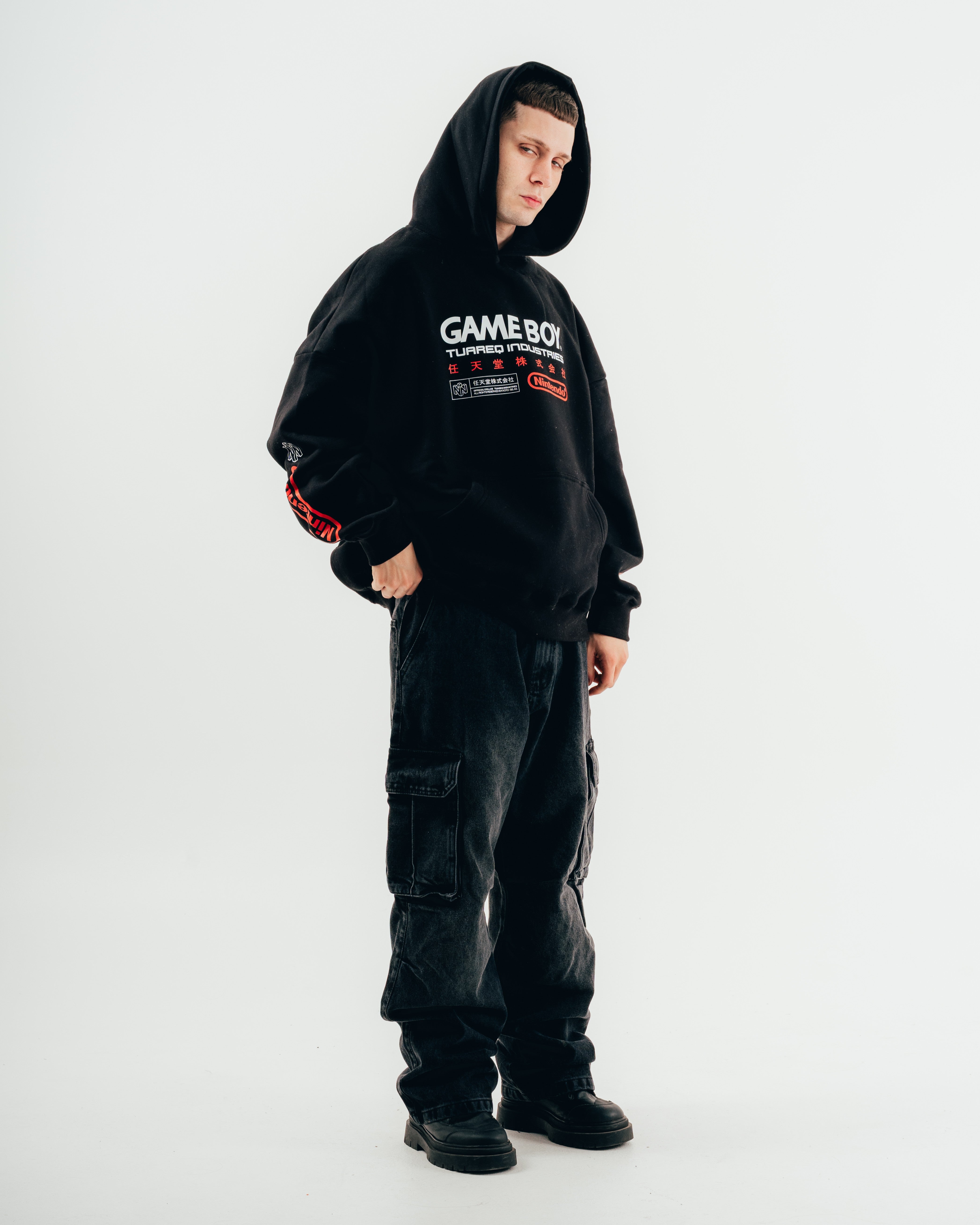 HOODIE [ NINTENDO ] GAME BOY BLACK
